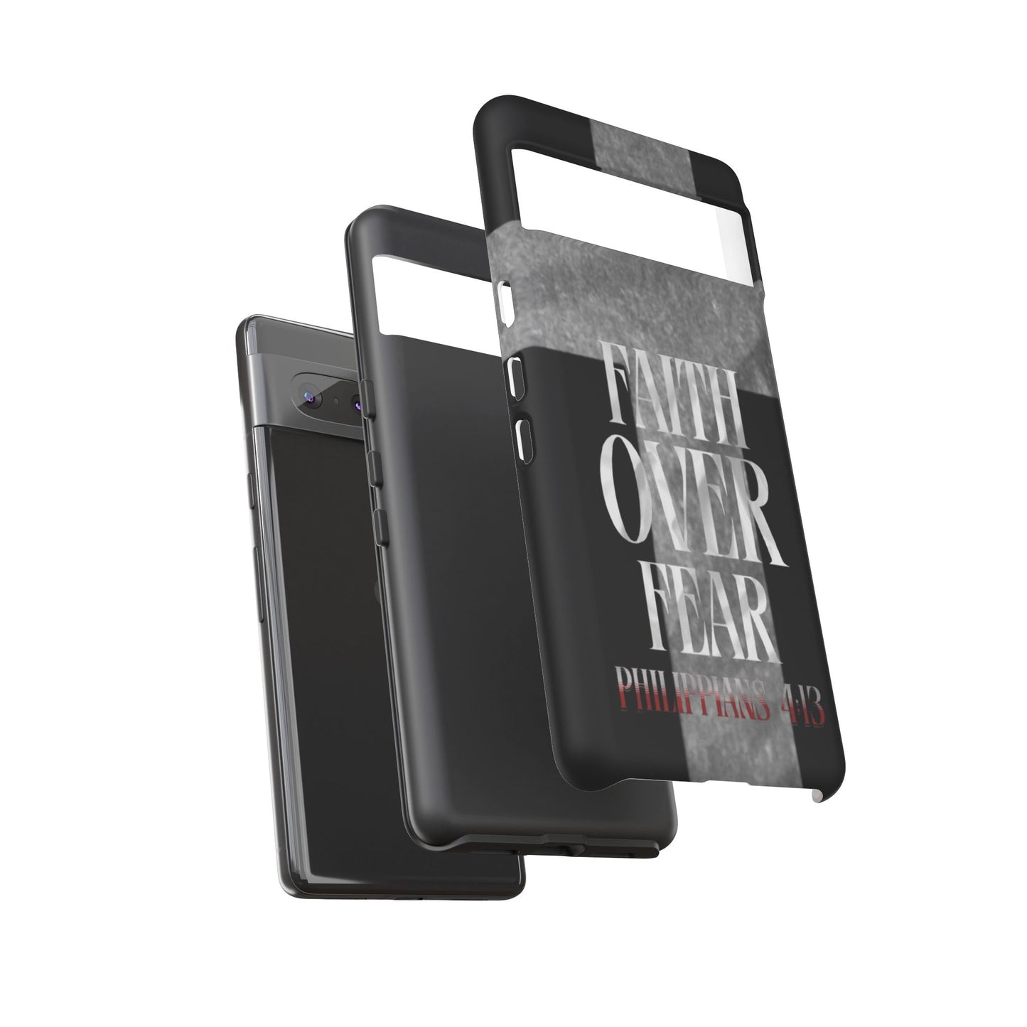 Phone Case - Faith Over Fear - Black