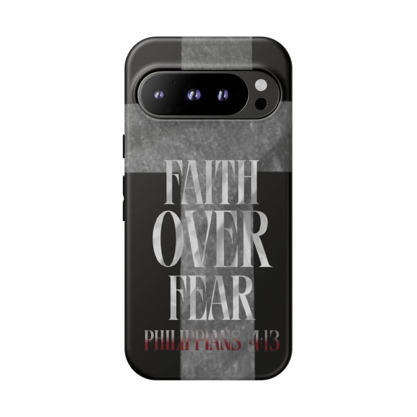 Phone Case - Faith Over Fear - Black