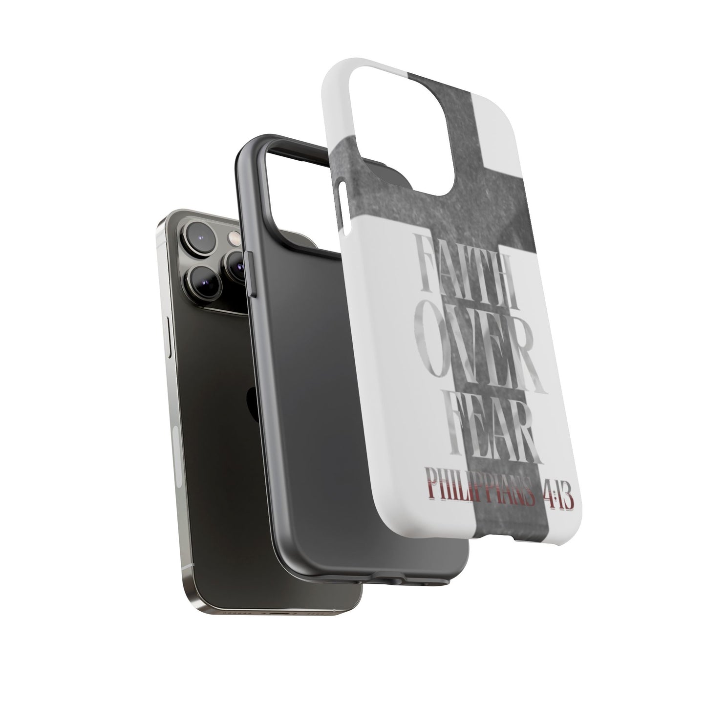 Phone Case - Faith Over Fear - White