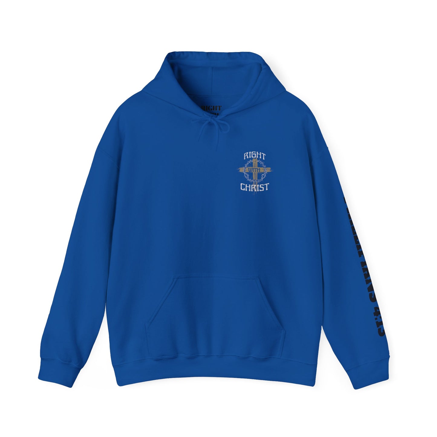 Christian Unisex Hoodie - Right with Christ Design