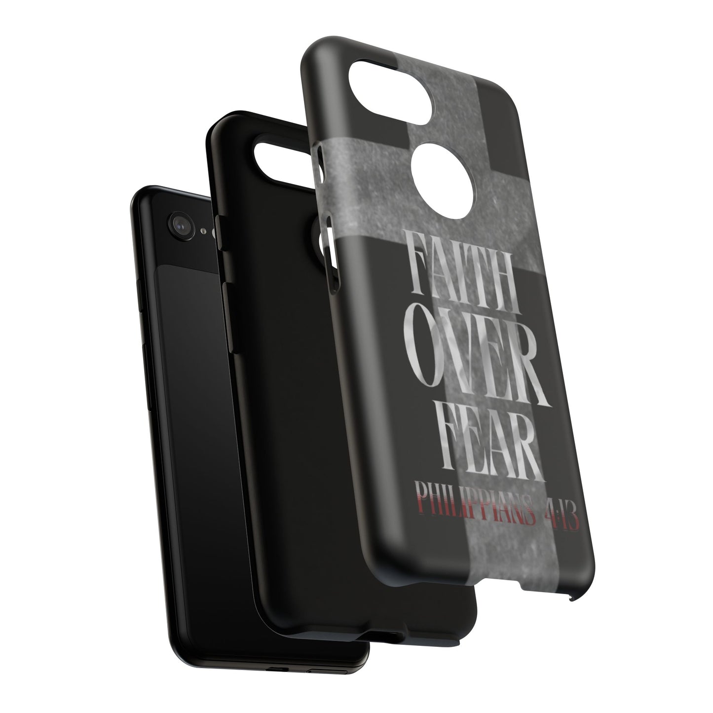 Phone Case - Faith Over Fear - Black