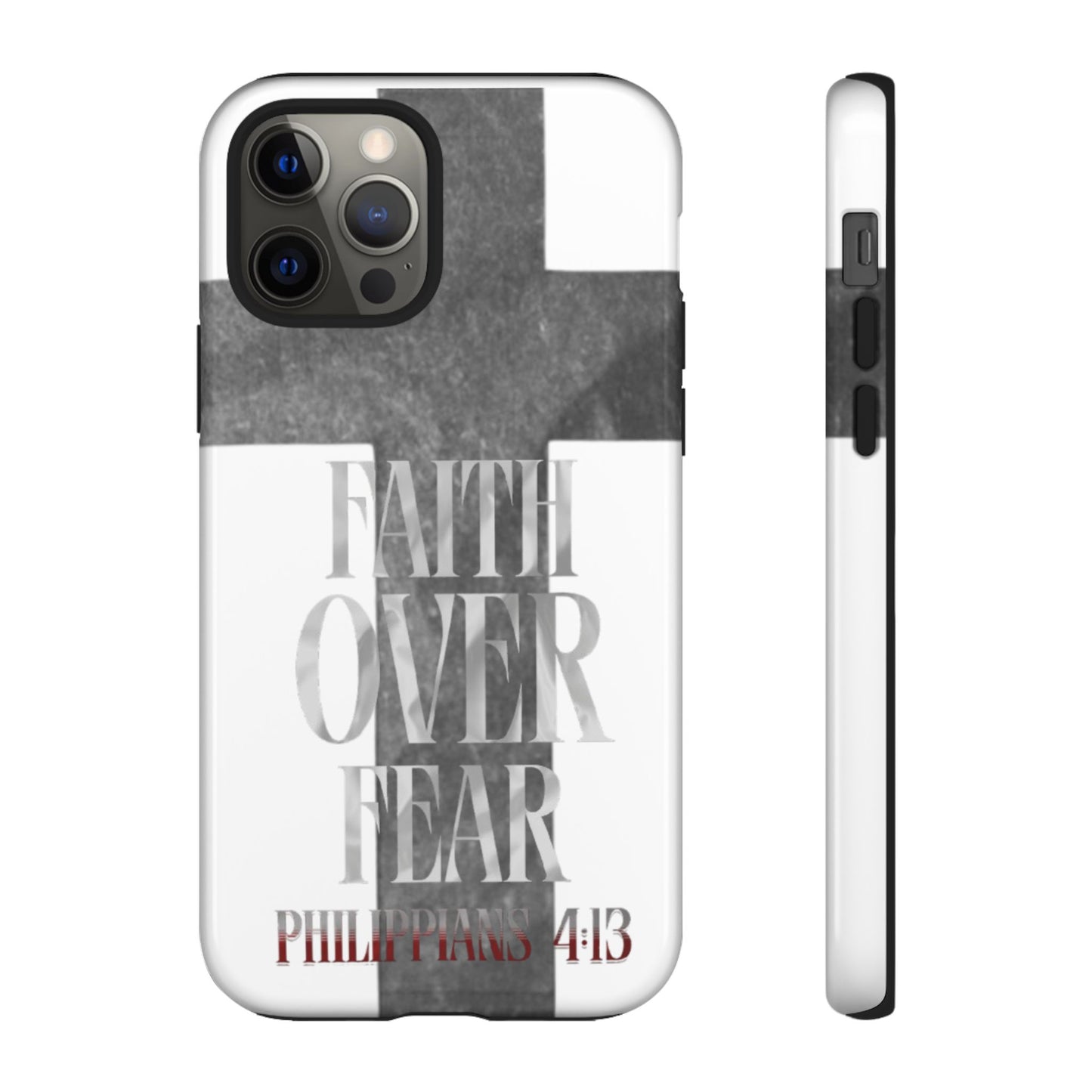 Phone Case - Faith Over Fear - White