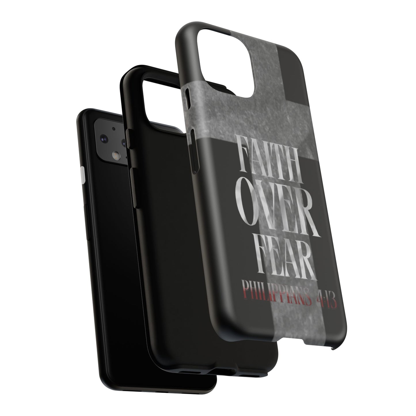 Phone Case - Faith Over Fear - Black
