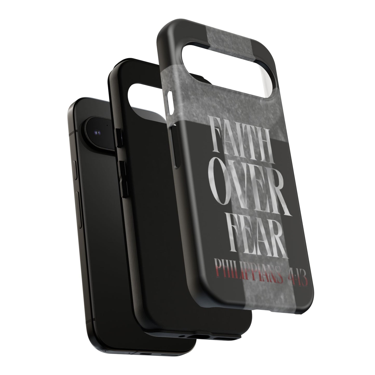 Phone Case - Faith Over Fear - Black