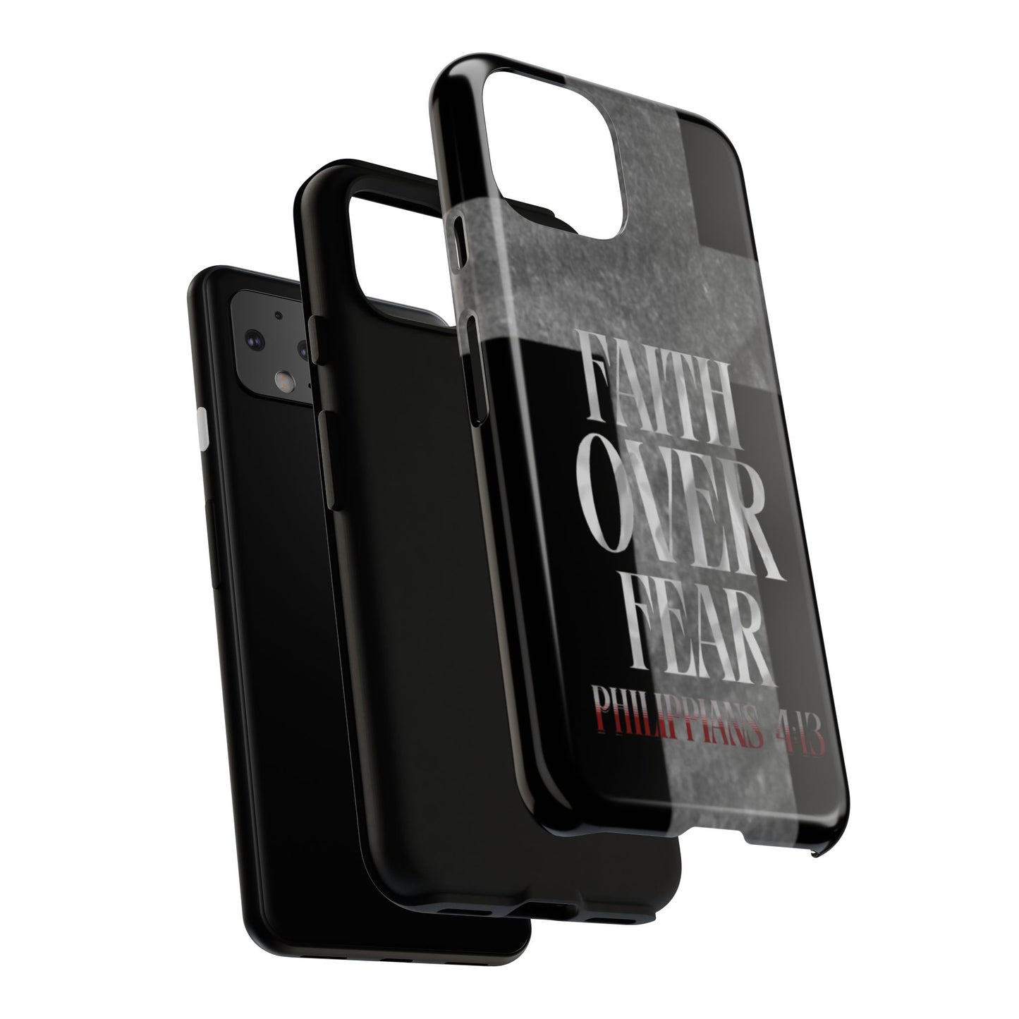 Phone Case - Faith Over Fear - Black