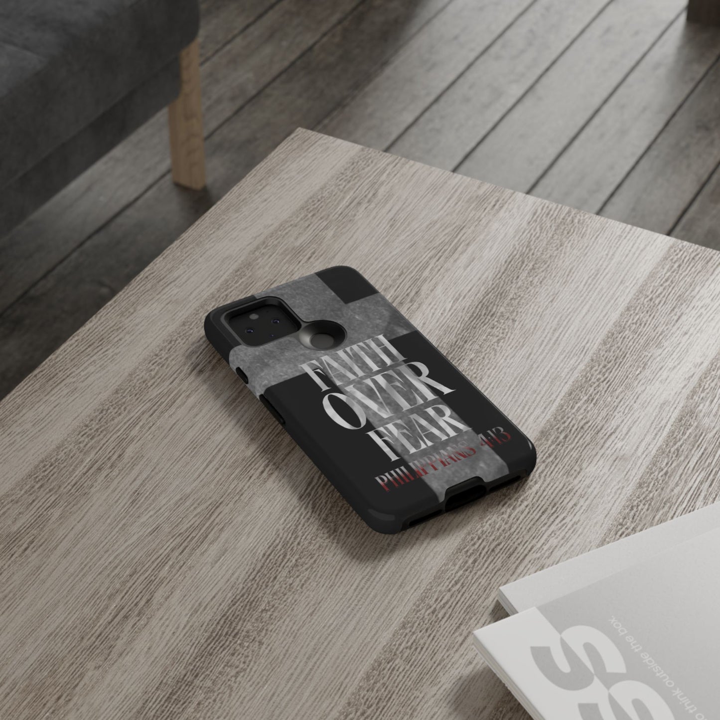 Phone Case - Faith Over Fear - Black