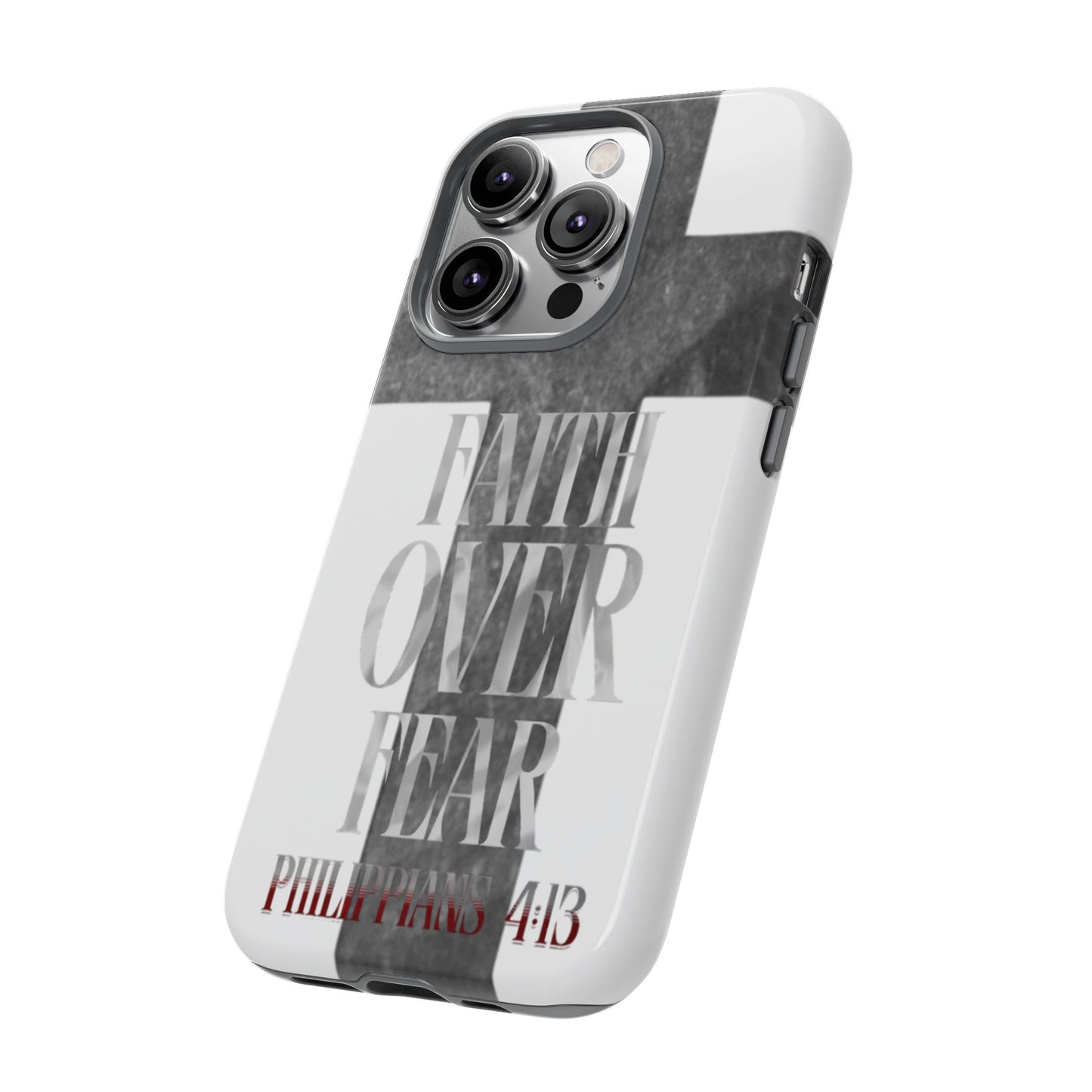 Phone Case - Faith Over Fear - White