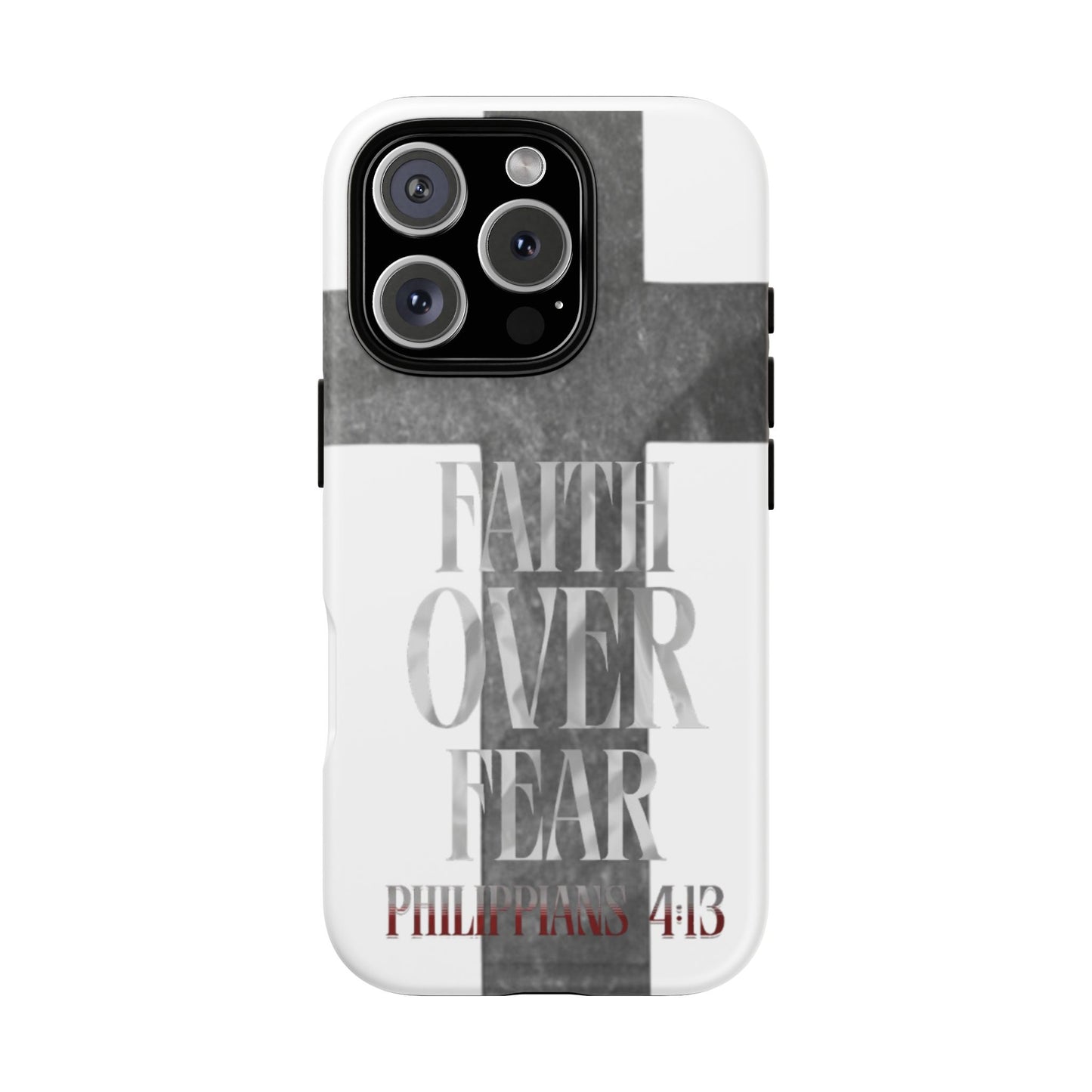 Phone Case - Faith Over Fear - White