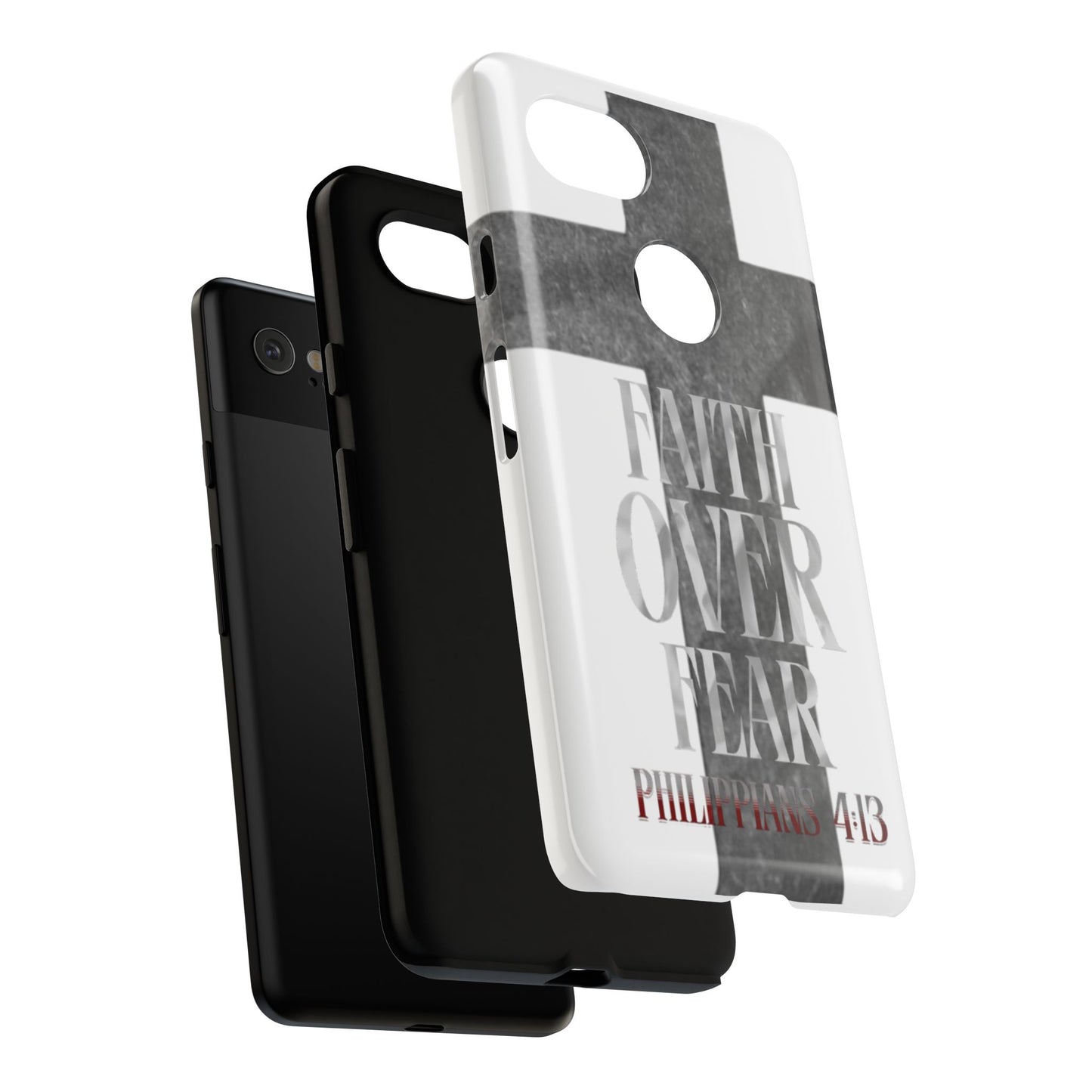 Phone Case - Faith Over Fear - White