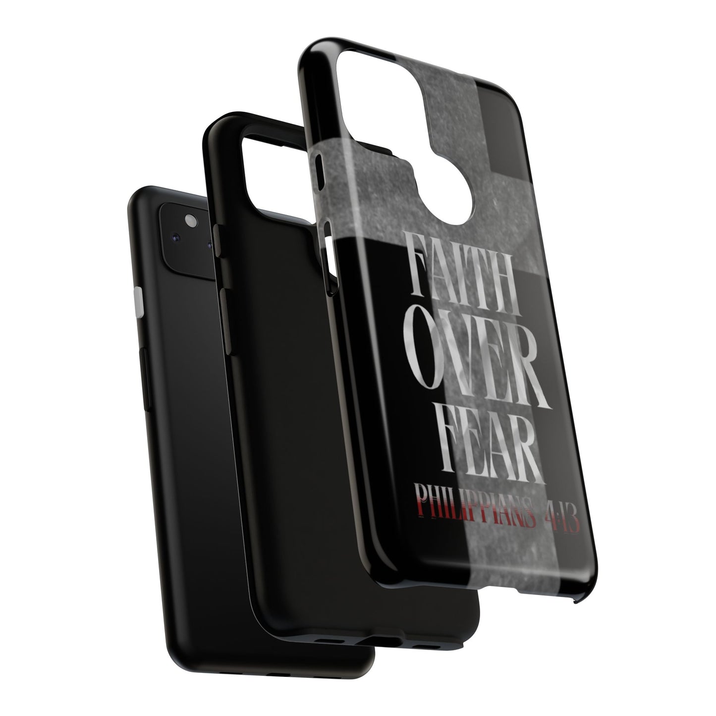 Phone Case - Faith Over Fear - Black
