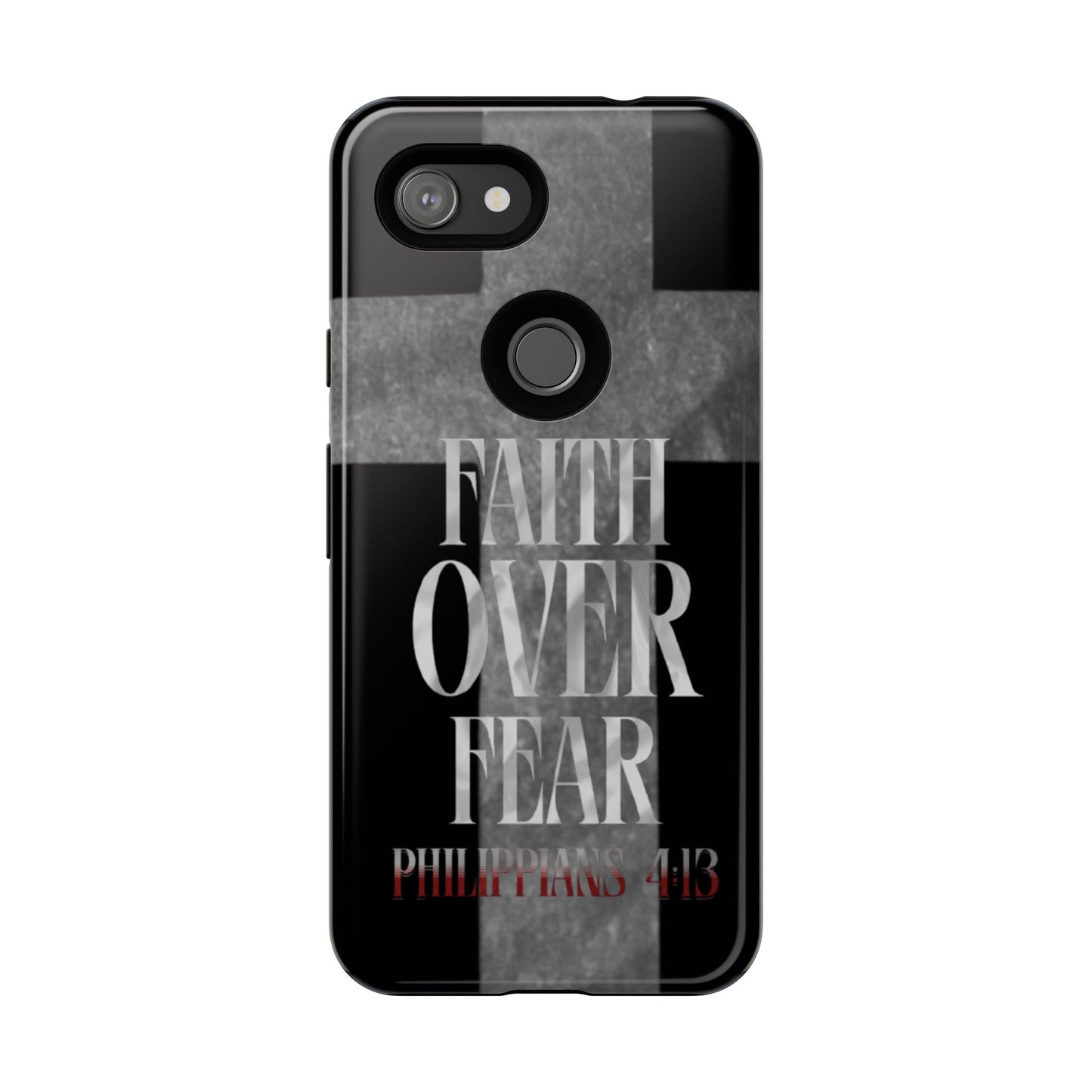 Phone Case - Faith Over Fear - Black