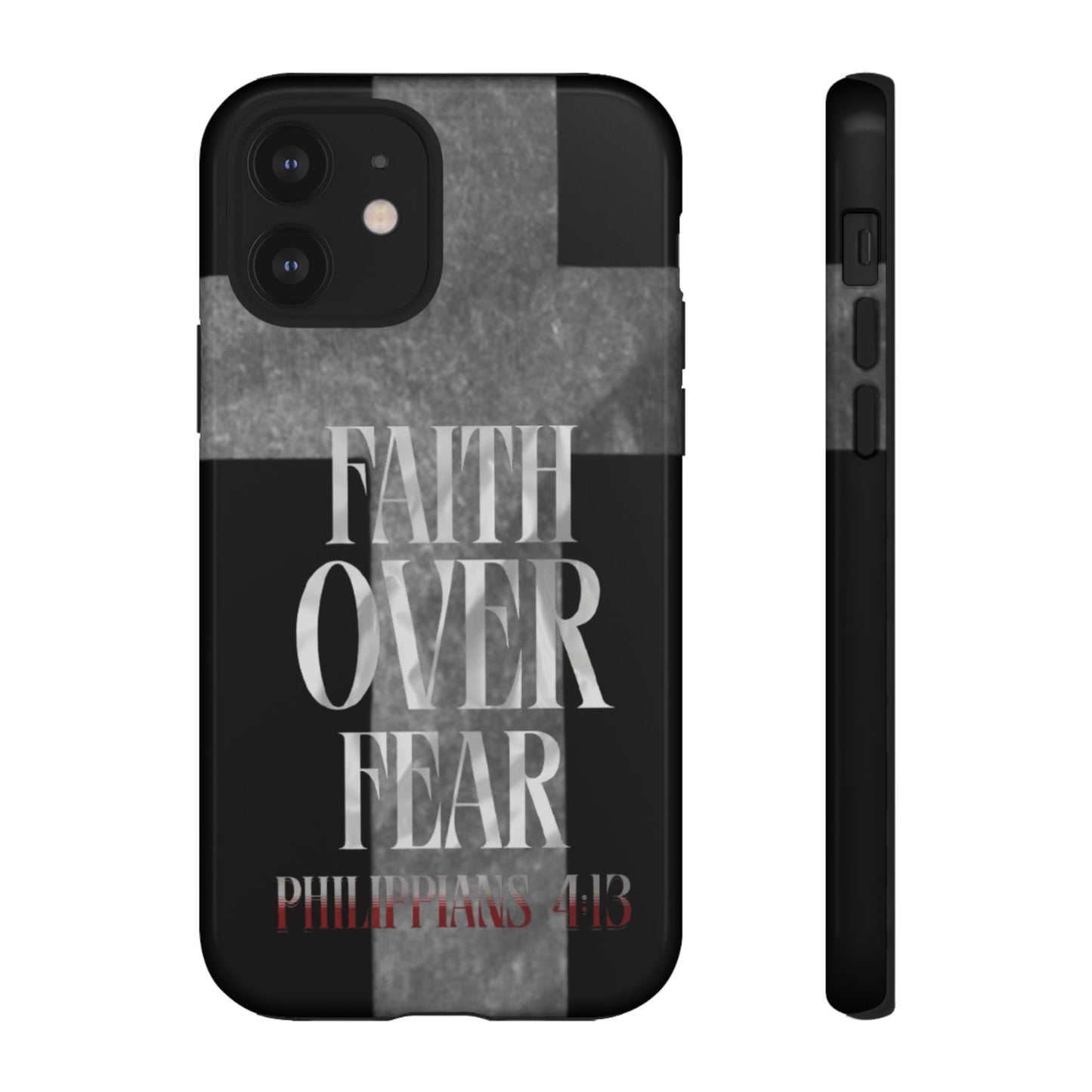 Phone Case - Faith Over Fear - Black