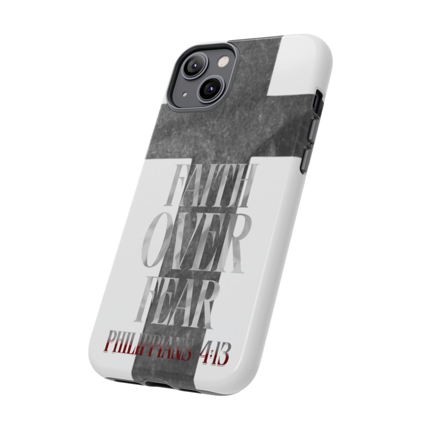 Phone Case - Faith Over Fear - White