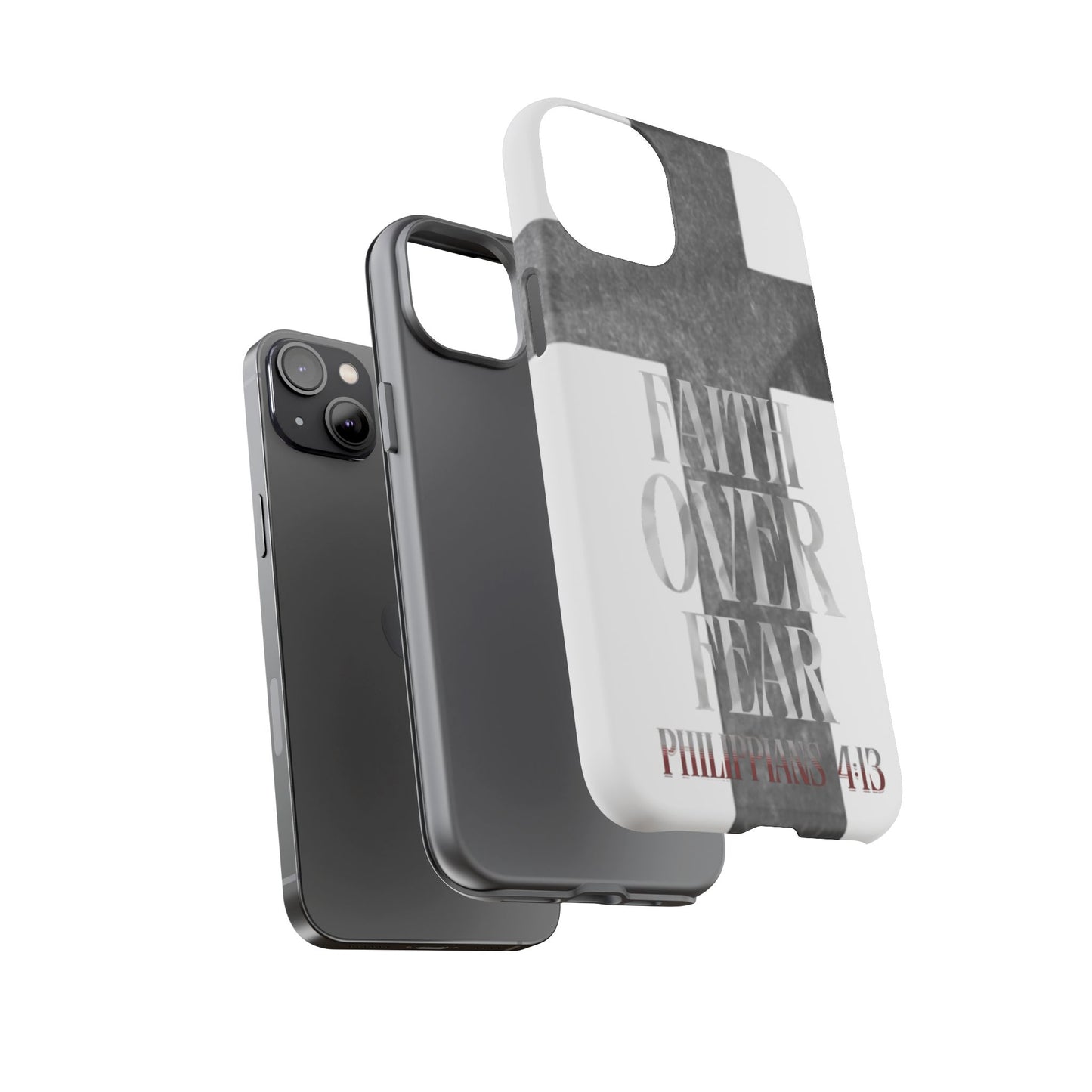 Phone Case - Faith Over Fear - White