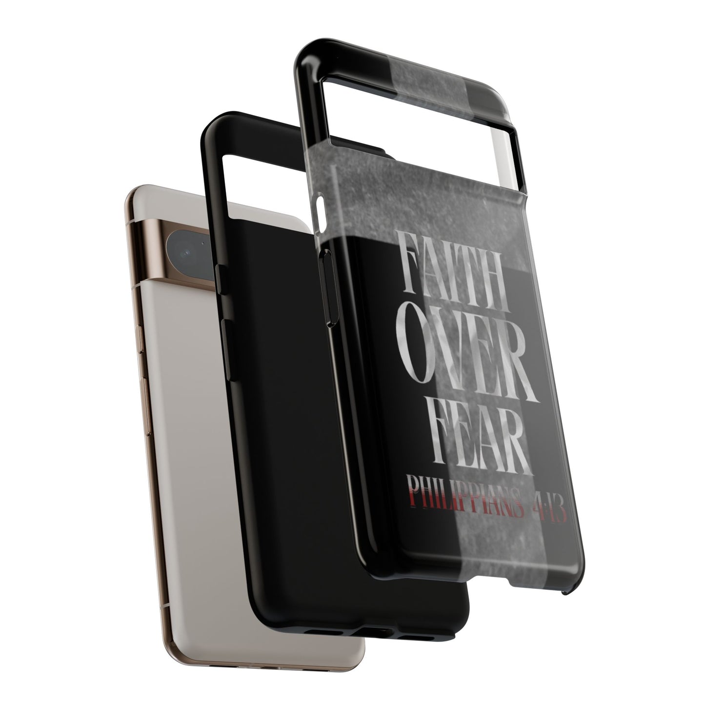Phone Case - Faith Over Fear - Black