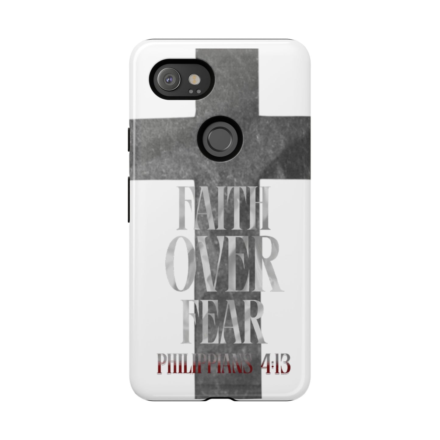 Phone Case - Faith Over Fear - White