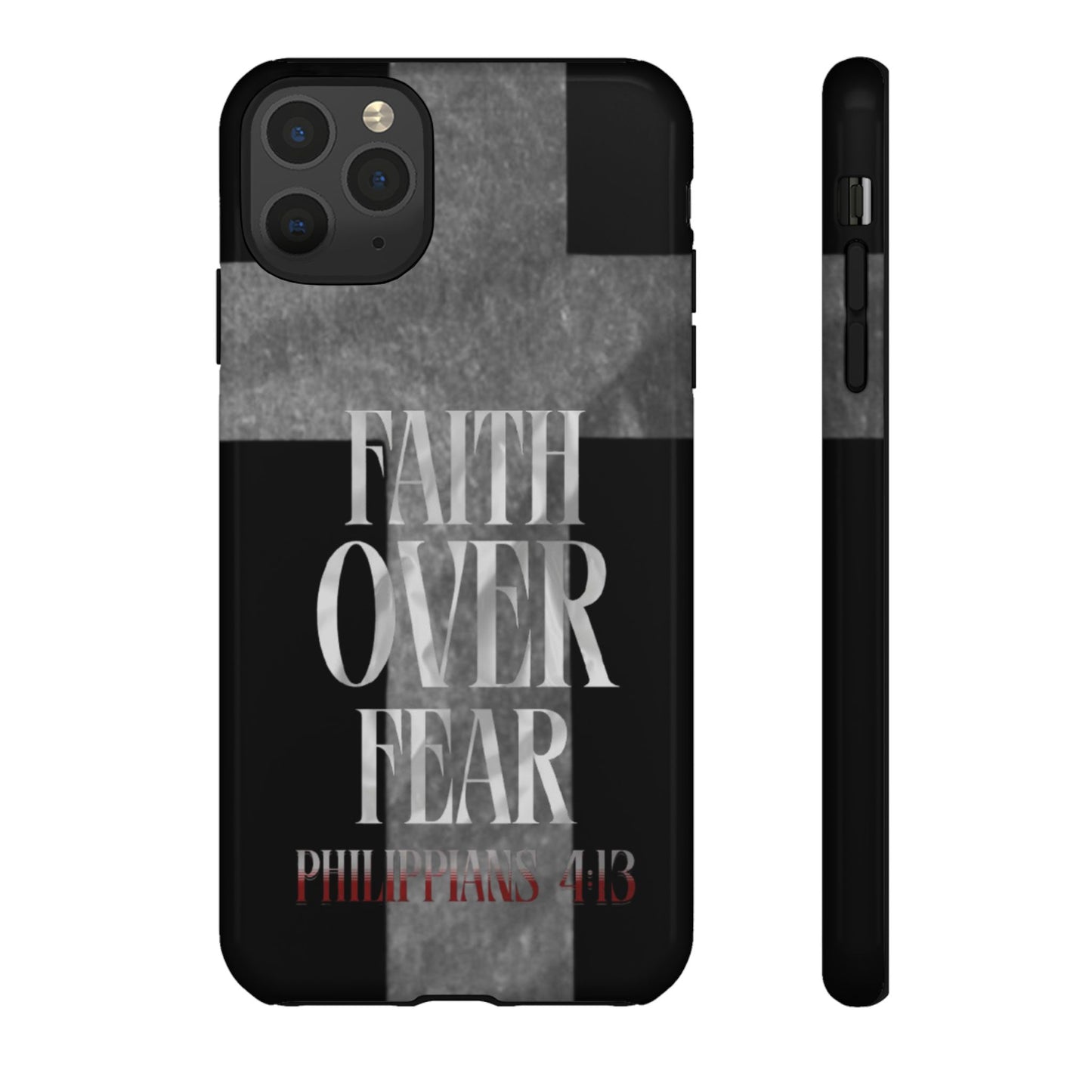 Phone Case - Faith Over Fear - Black