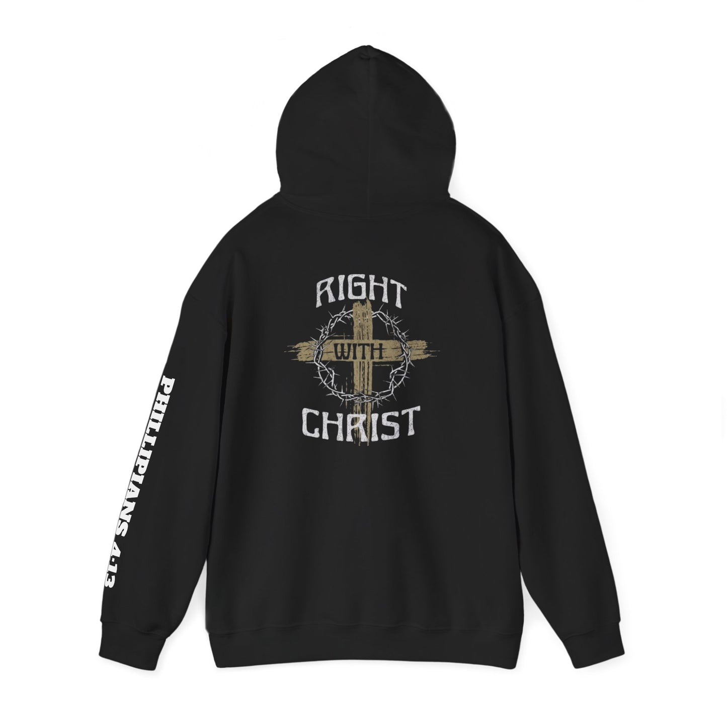 Christian Unisex Hoodie - Right with Christ Design