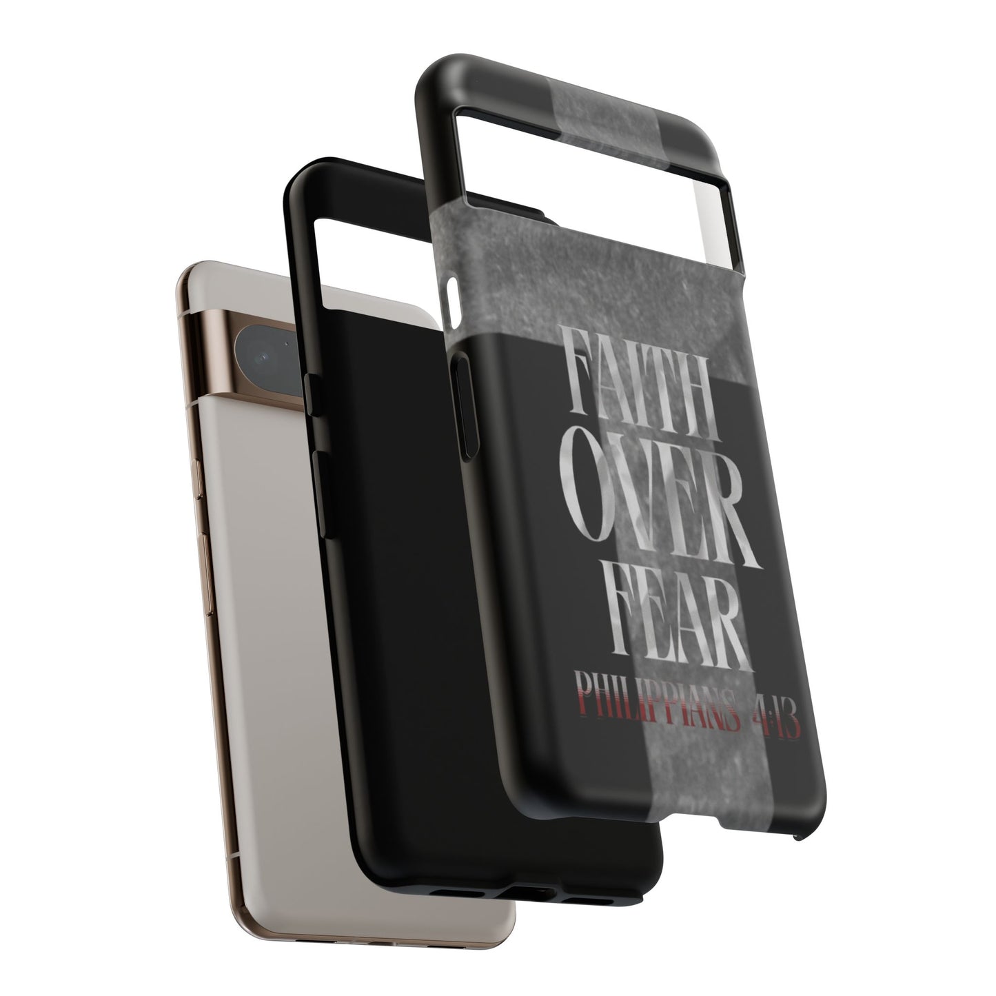 Phone Case - Faith Over Fear - Black