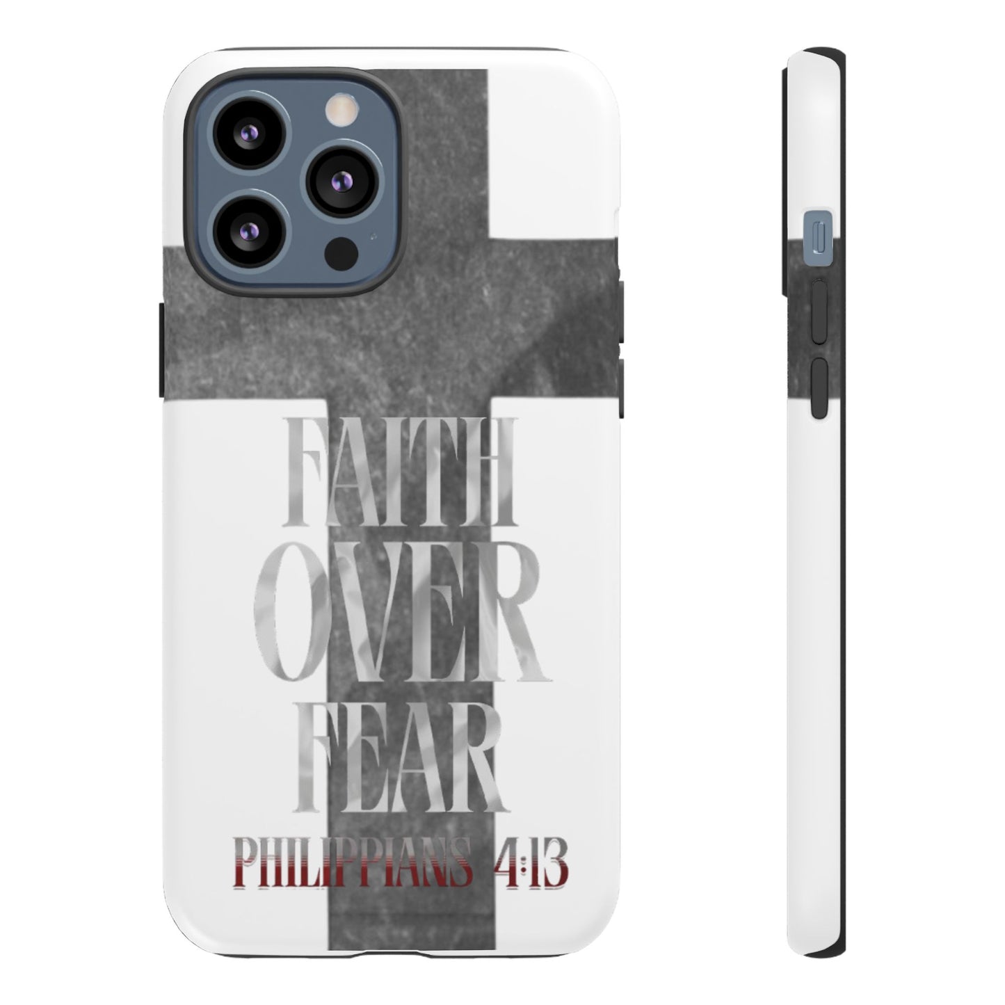 Phone Case - Faith Over Fear - White