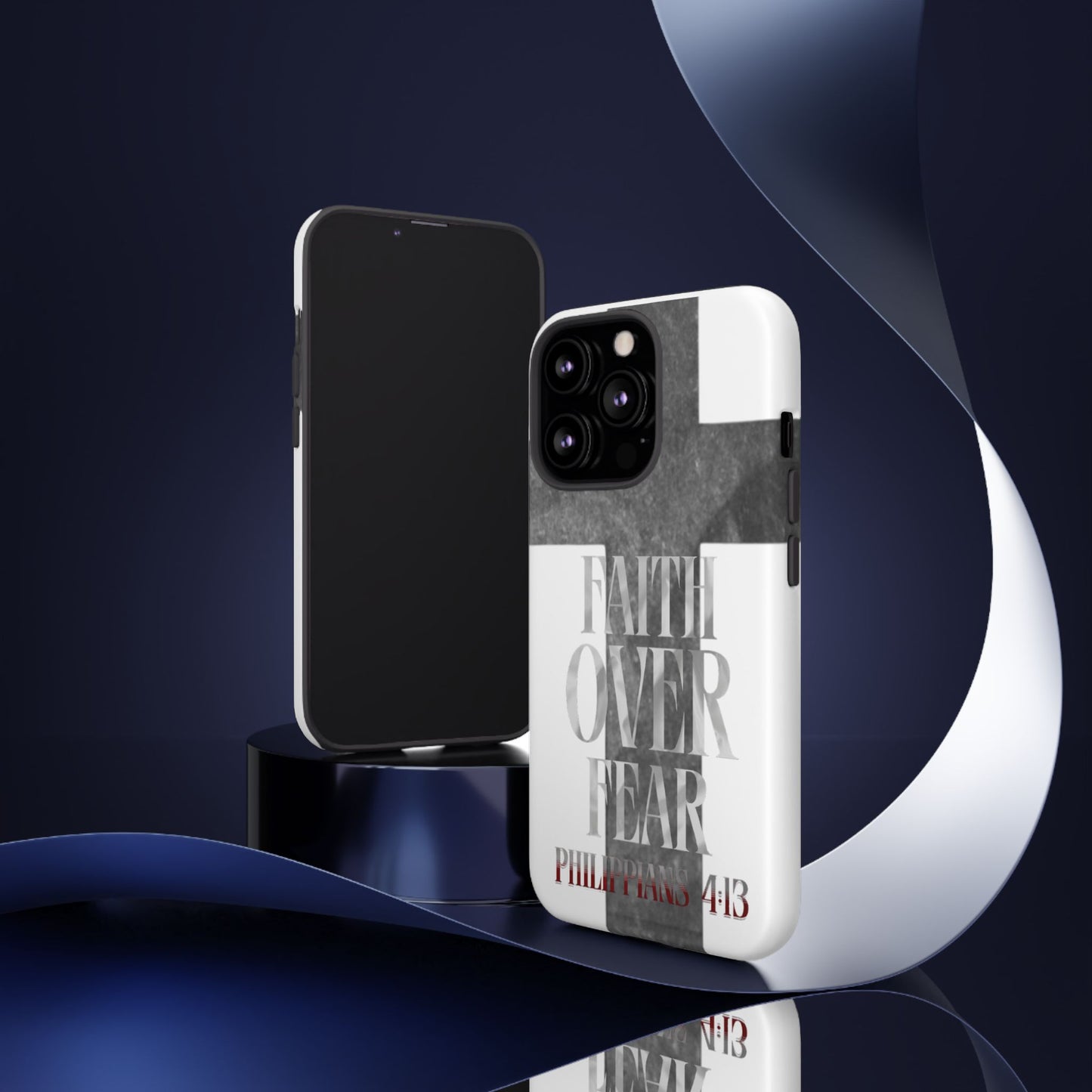 Phone Case - Faith Over Fear - White