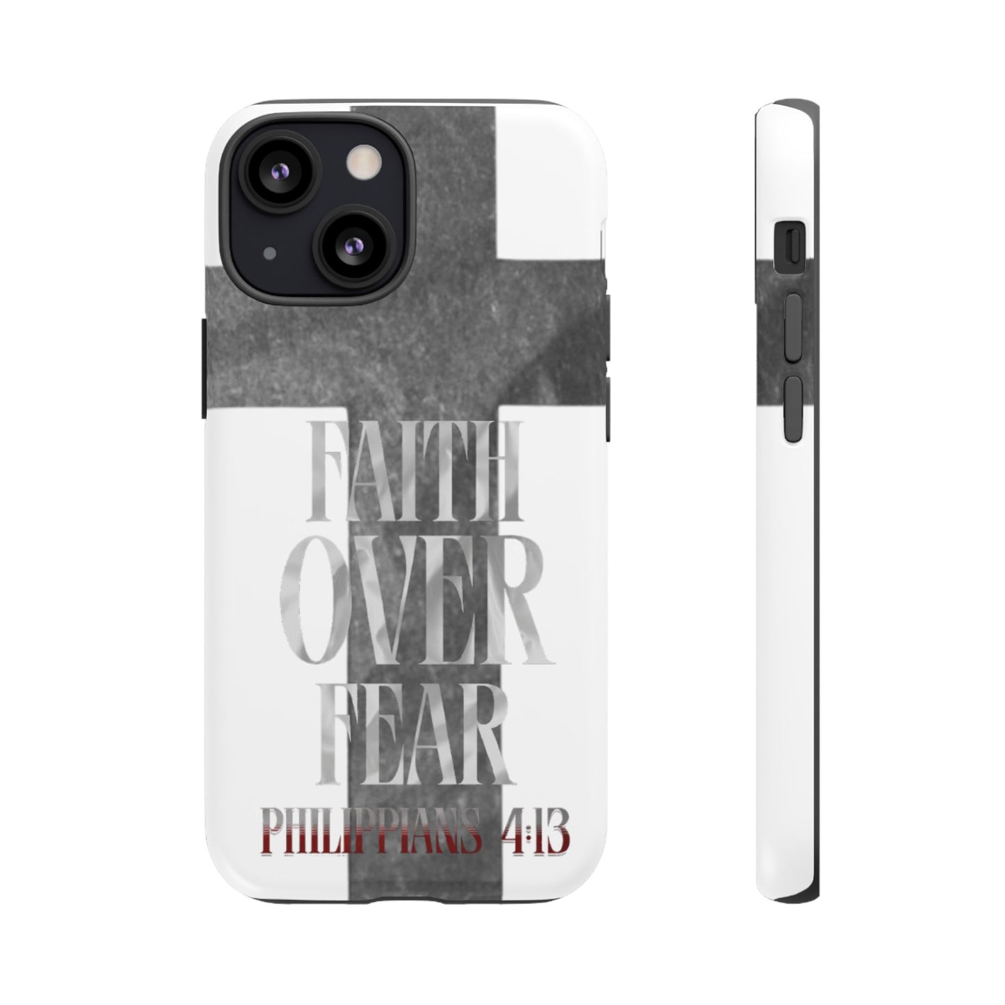 Phone Case - Faith Over Fear - White