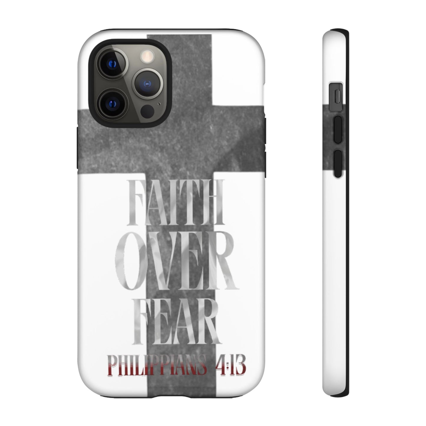 Phone Case - Faith Over Fear - White