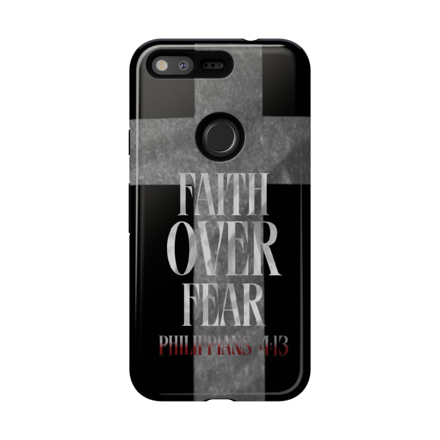 Phone Case - Faith Over Fear - Black