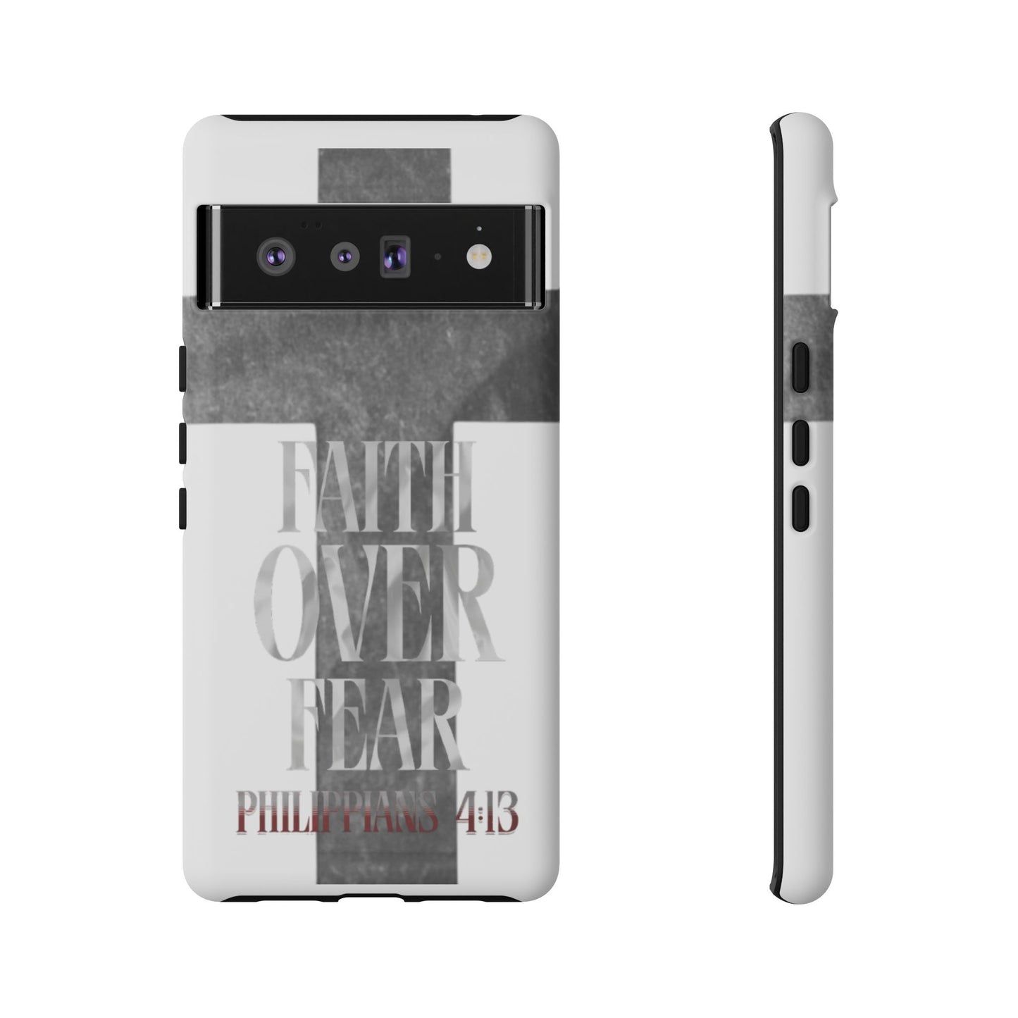 Phone Case - Faith Over Fear - White
