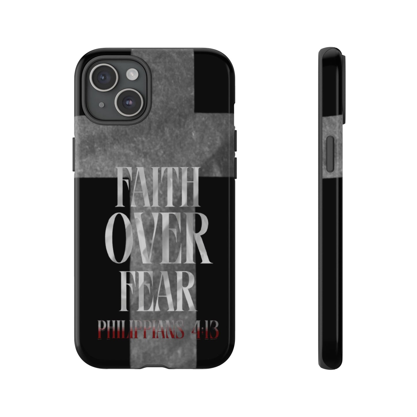 Phone Case - Faith Over Fear - Black
