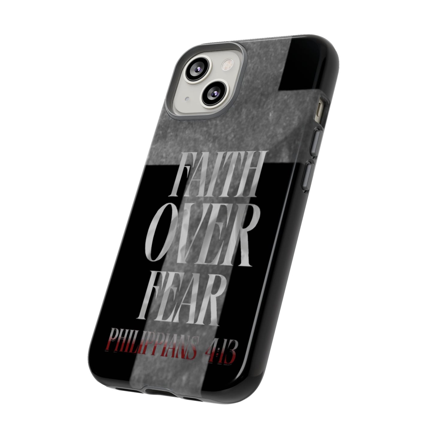 Phone Case - Faith Over Fear - Black
