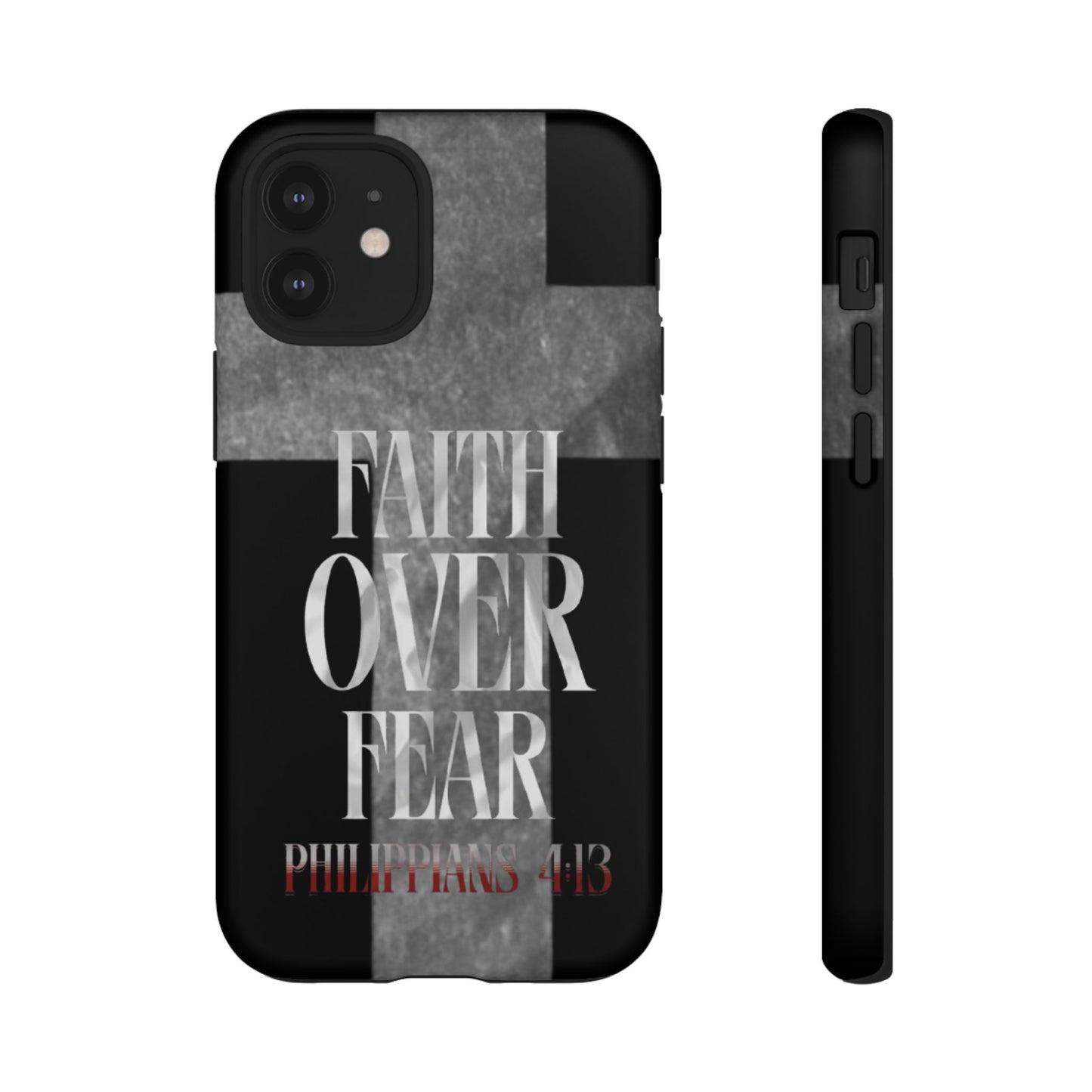 Phone Case - Faith Over Fear - Black