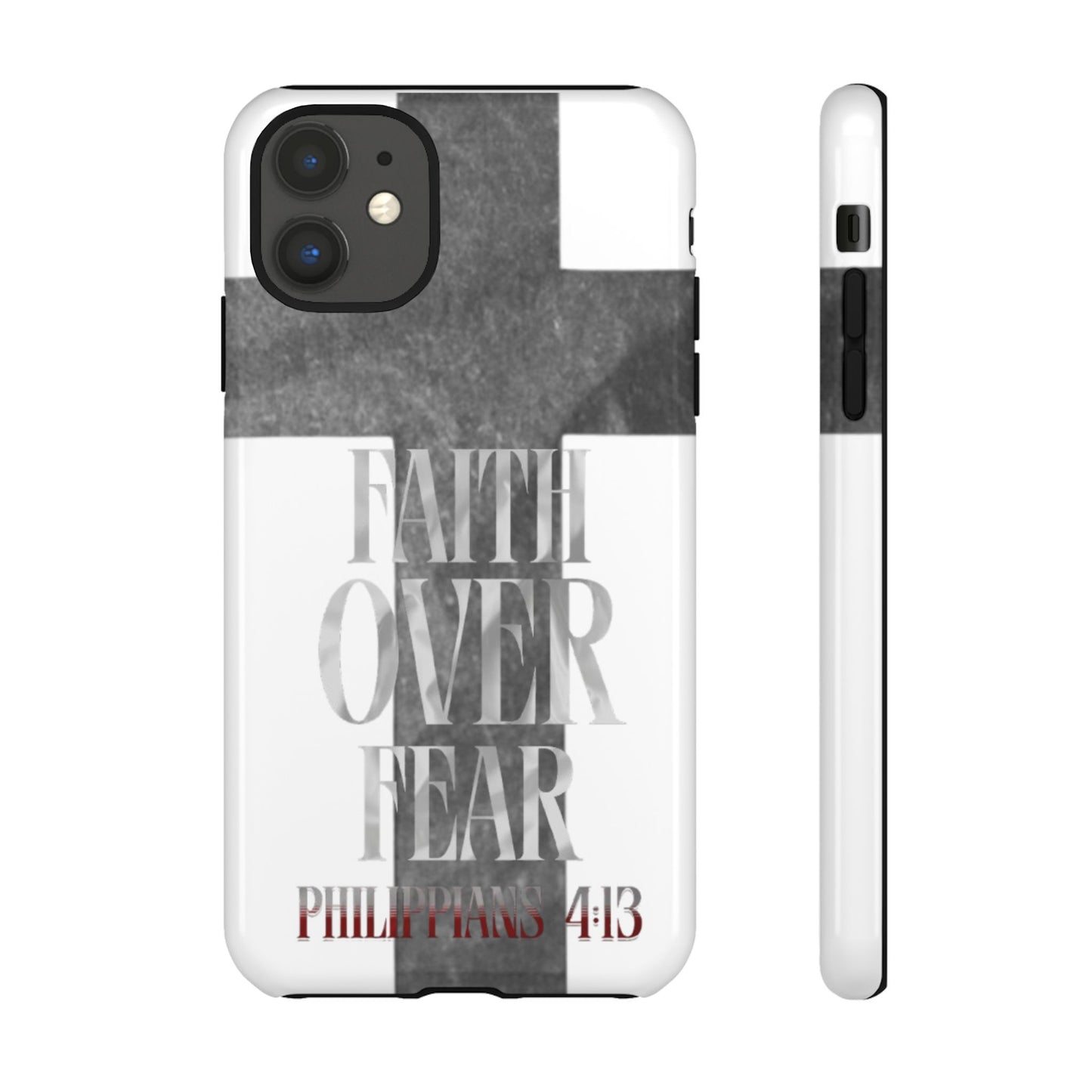 Phone Case - Faith Over Fear - White
