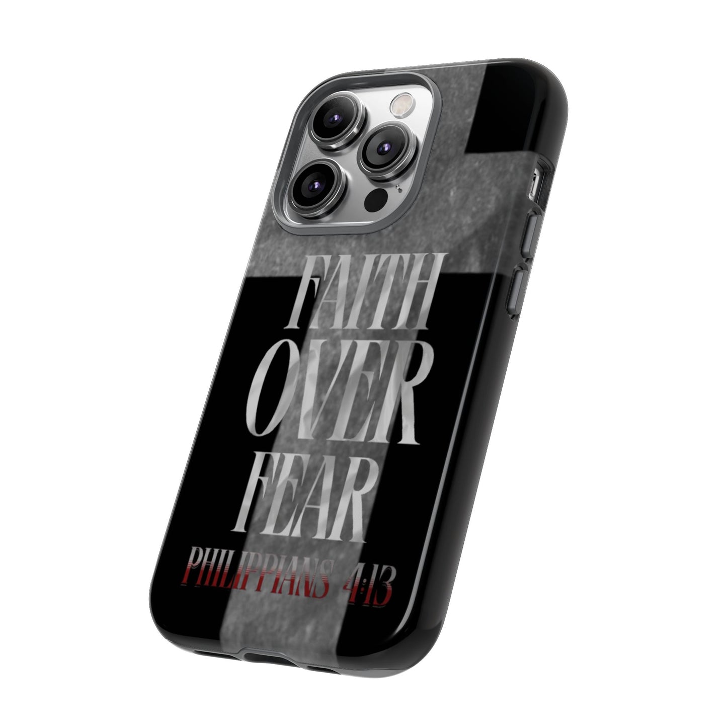 Phone Case - Faith Over Fear - Black