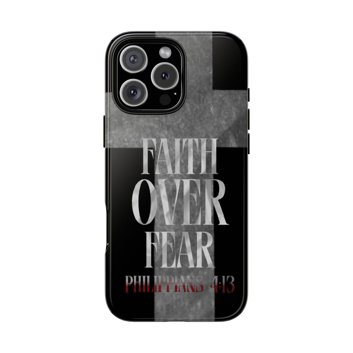 Phone Case - Faith Over Fear - Black