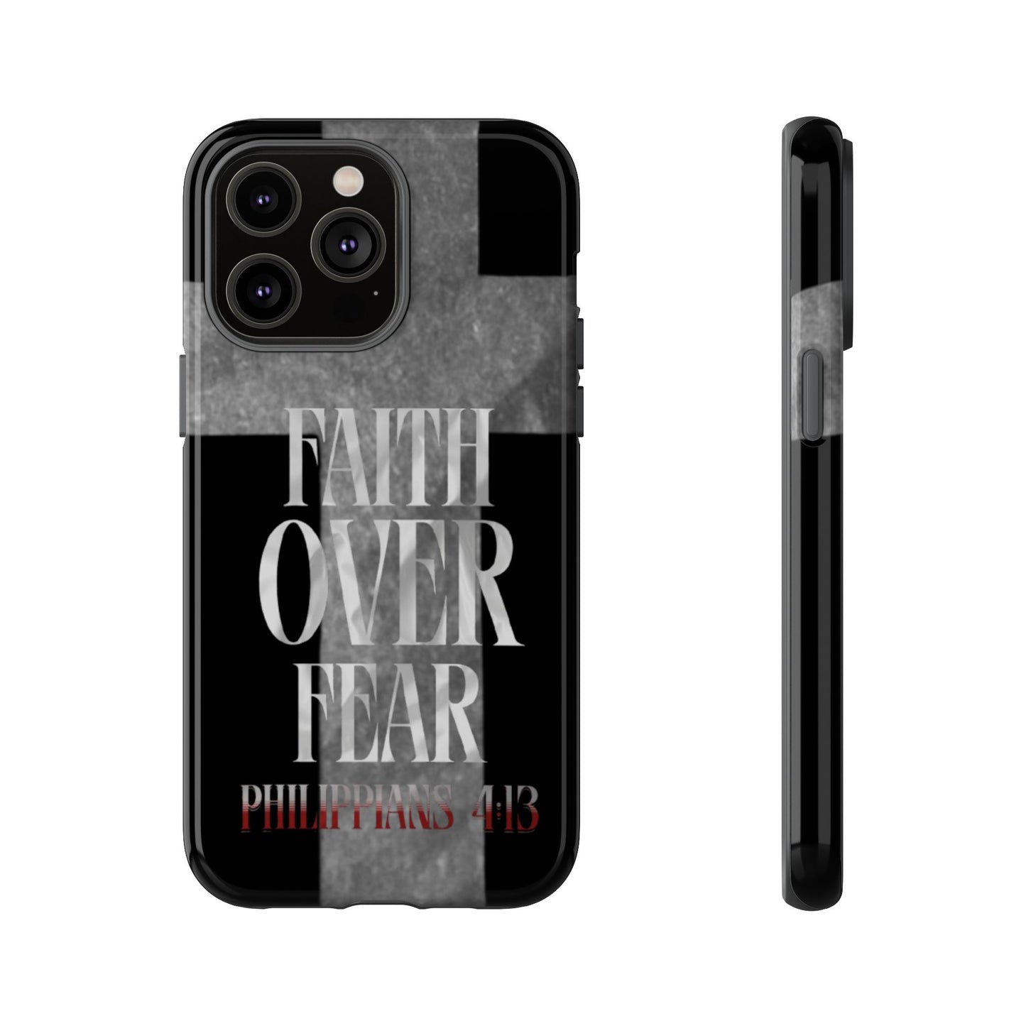 Phone Case - Faith Over Fear - Black