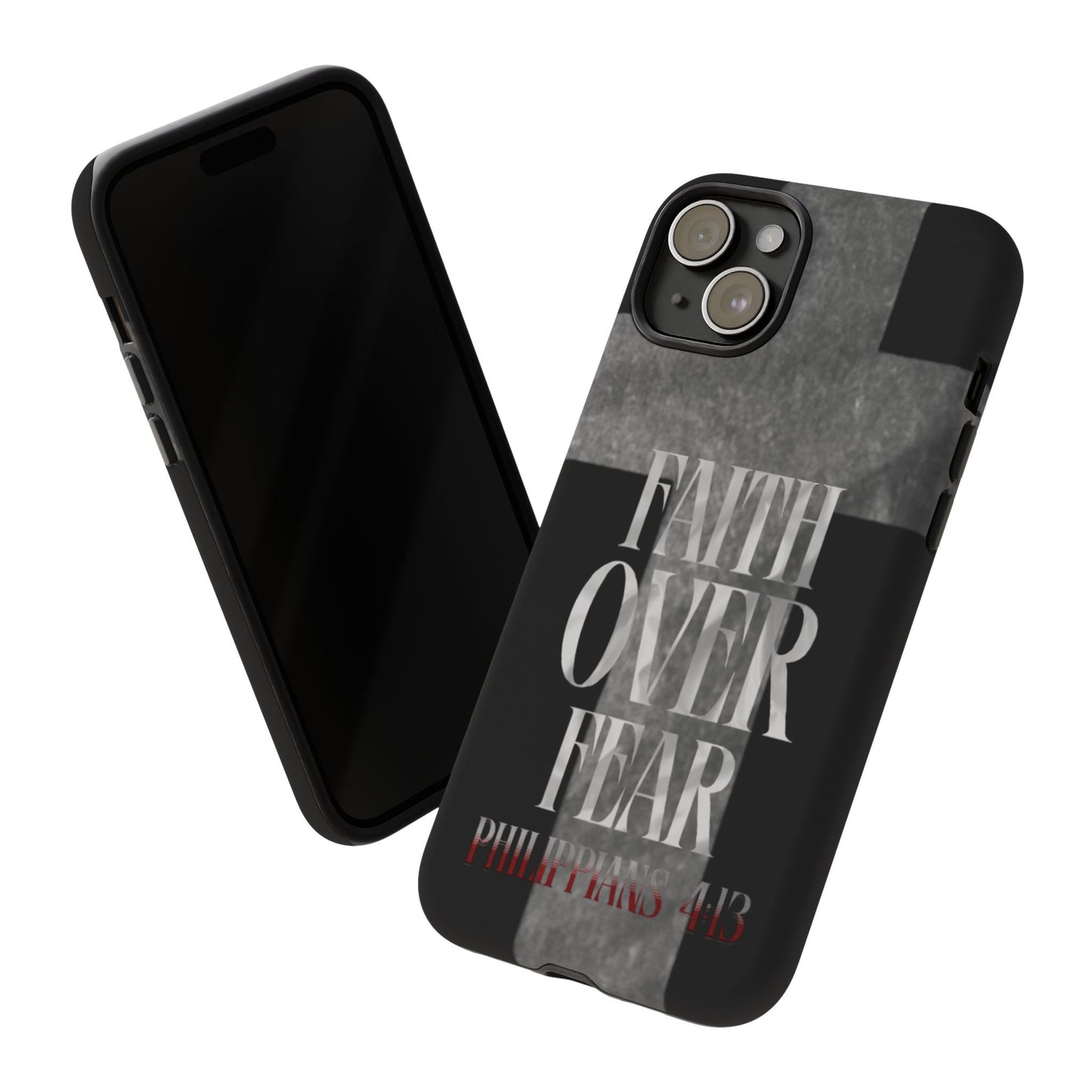Phone Case - Faith Over Fear - Black