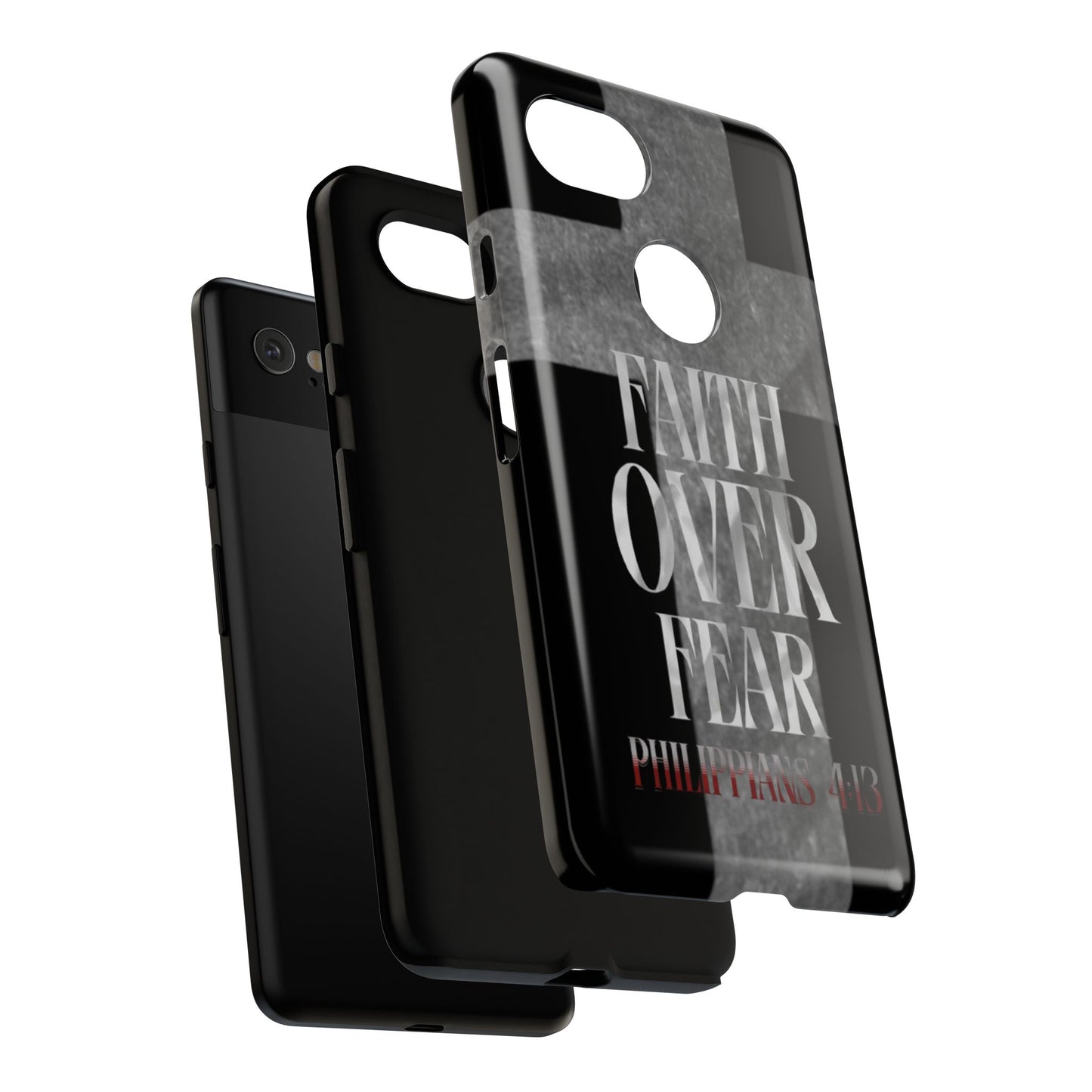 Phone Case - Faith Over Fear - Black