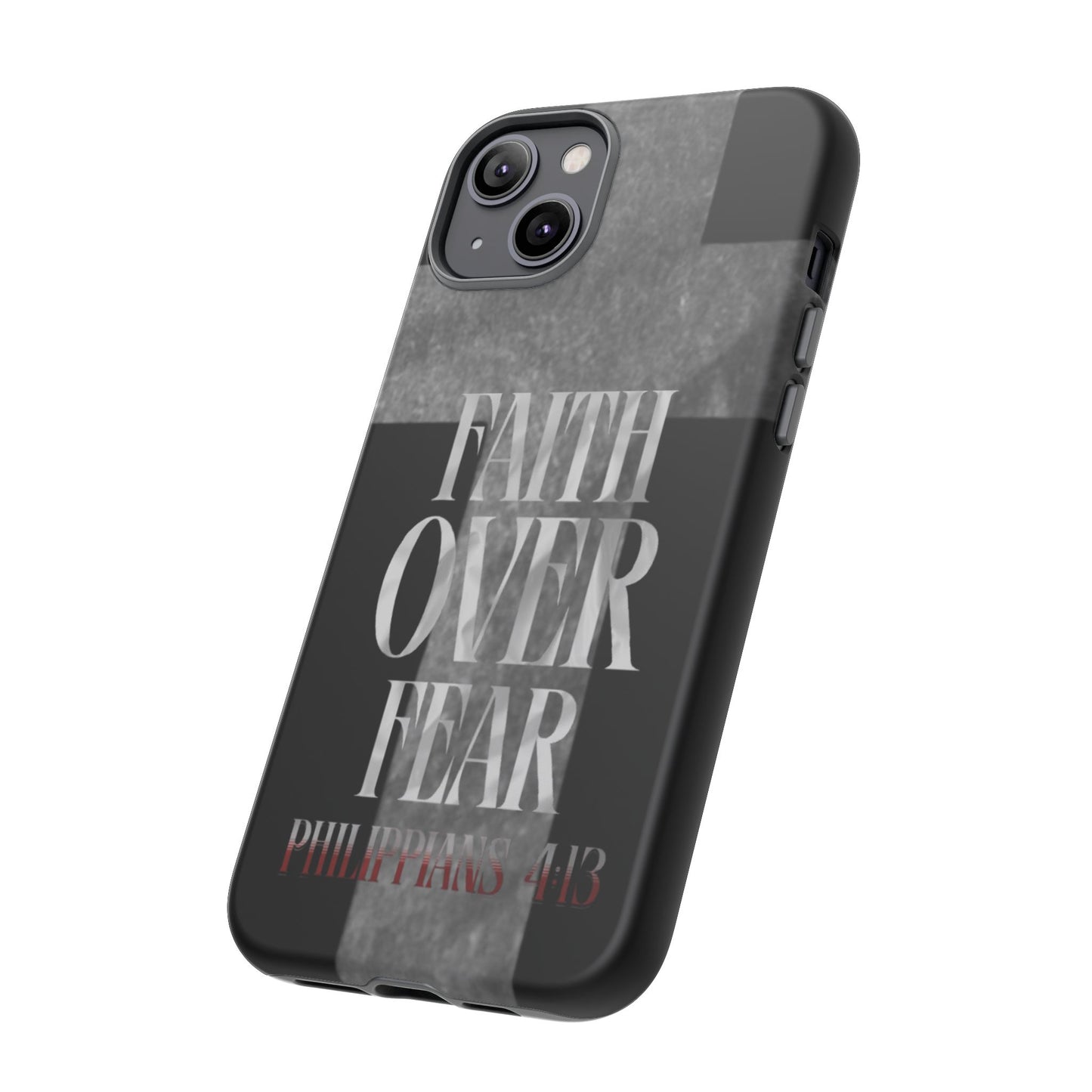 Phone Case - Faith Over Fear - Black