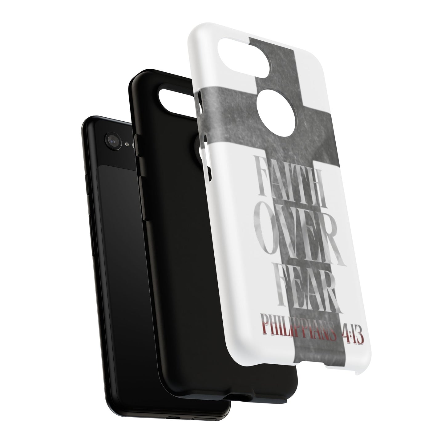 Phone Case - Faith Over Fear - White
