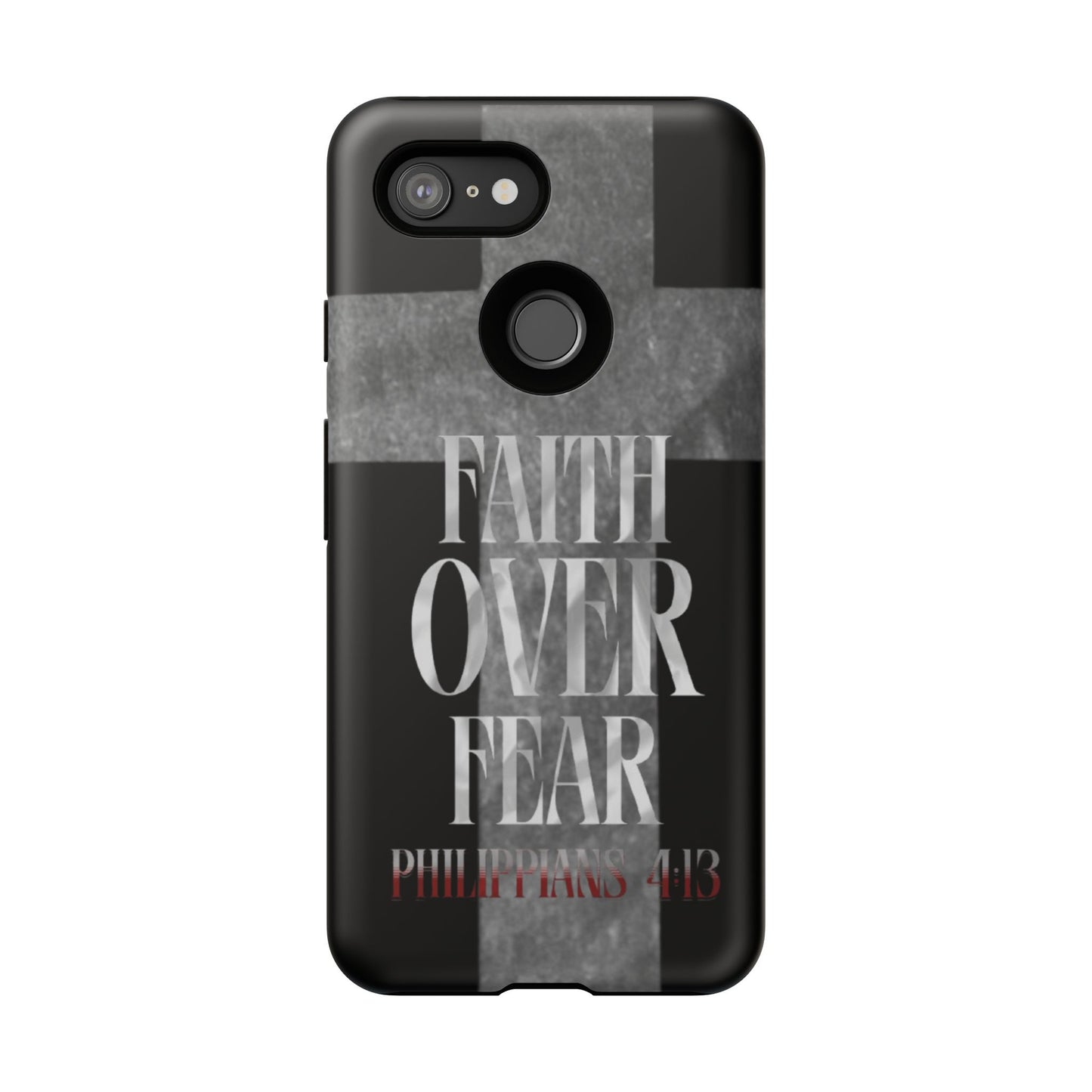 Phone Case - Faith Over Fear - Black