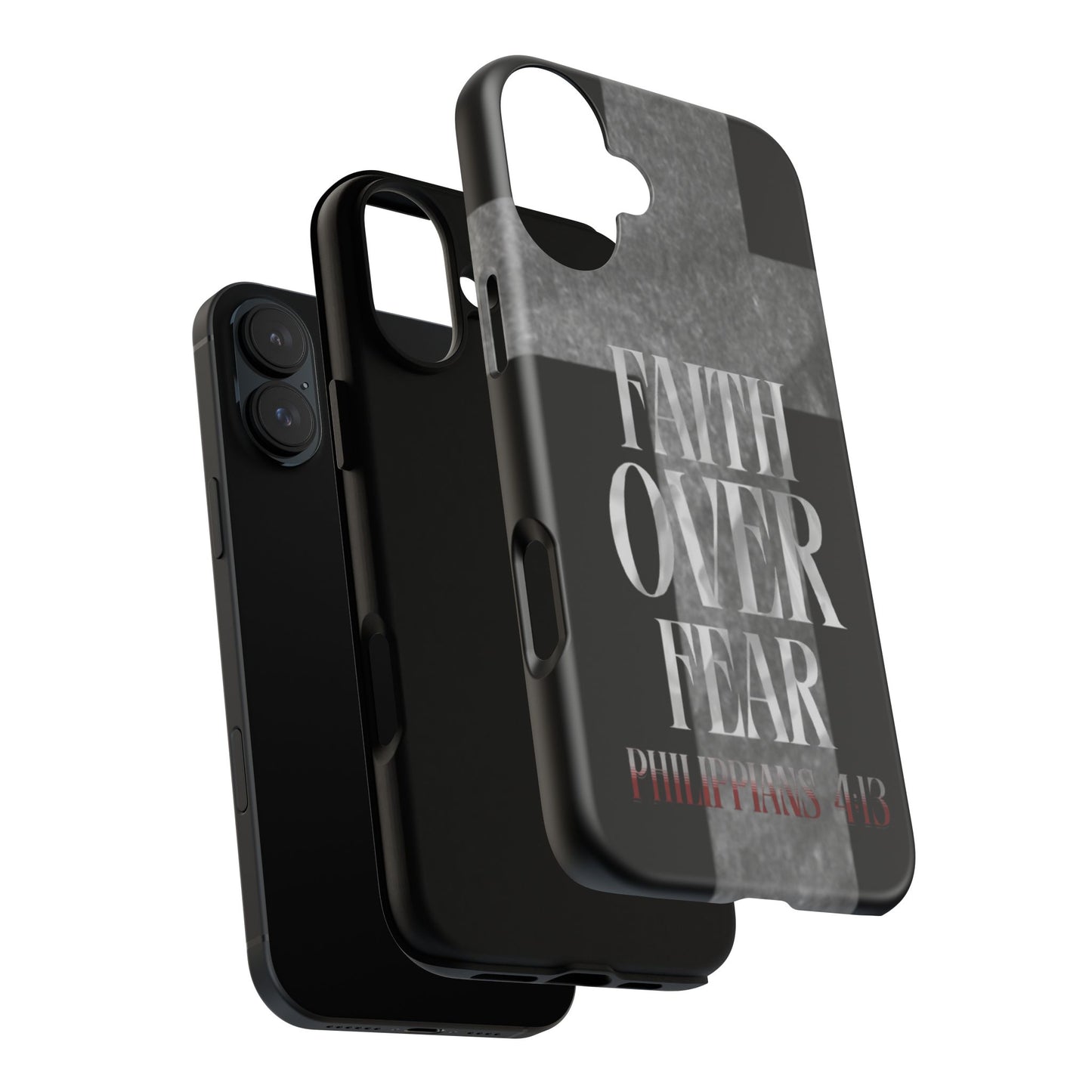 Phone Case - Faith Over Fear - Black