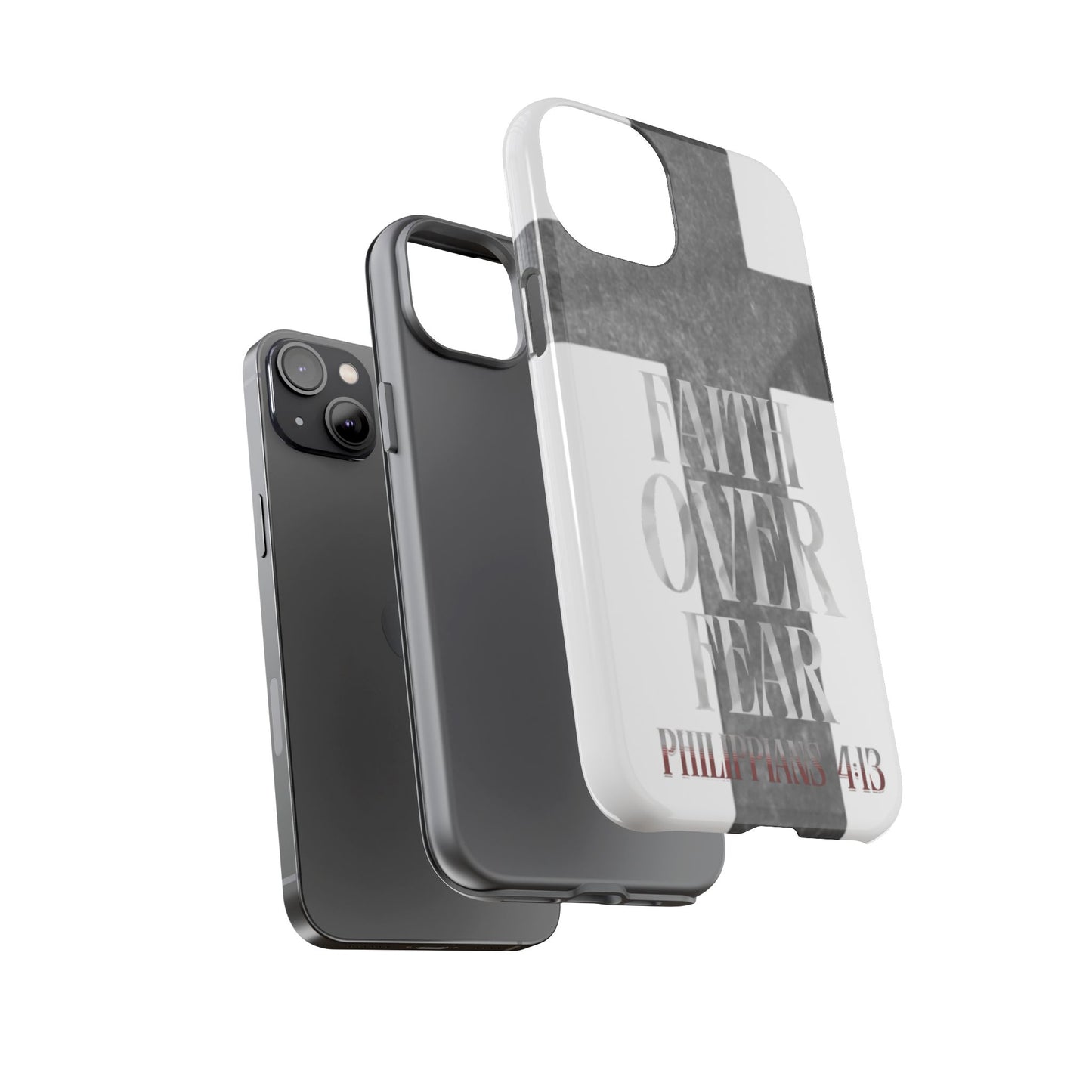 Phone Case - Faith Over Fear - White