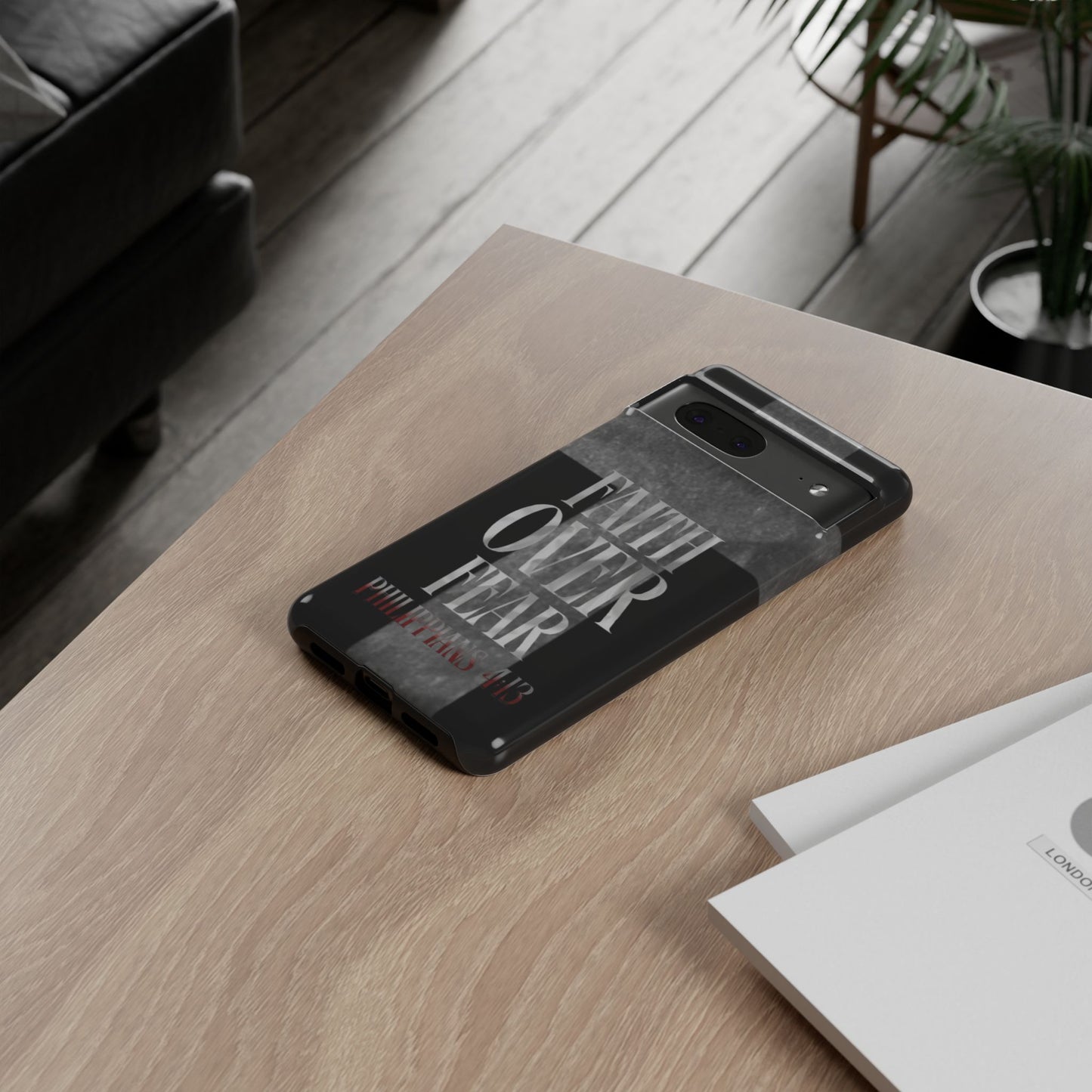 Phone Case - Faith Over Fear - Black