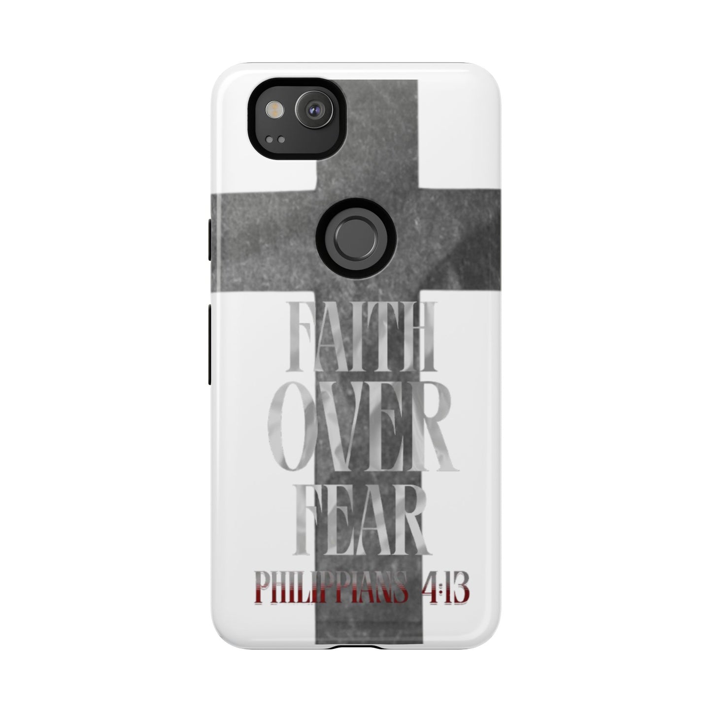 Phone Case - Faith Over Fear - White