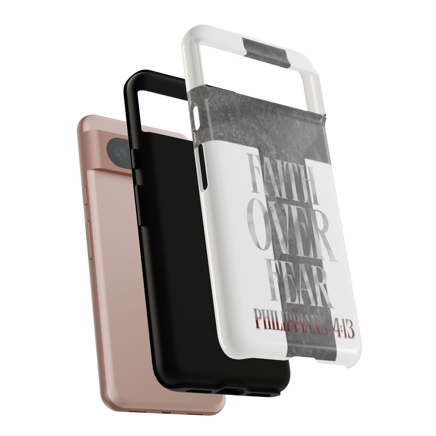 Phone Case - Faith Over Fear - White