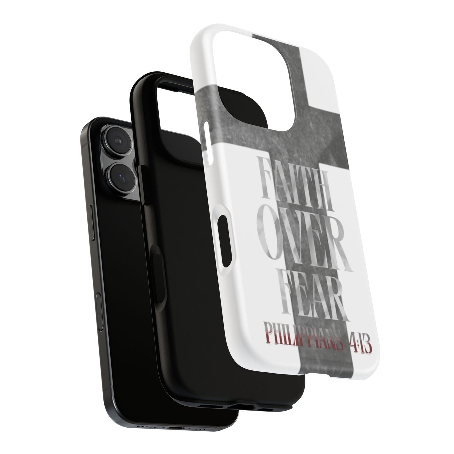 Phone Case - Faith Over Fear - White