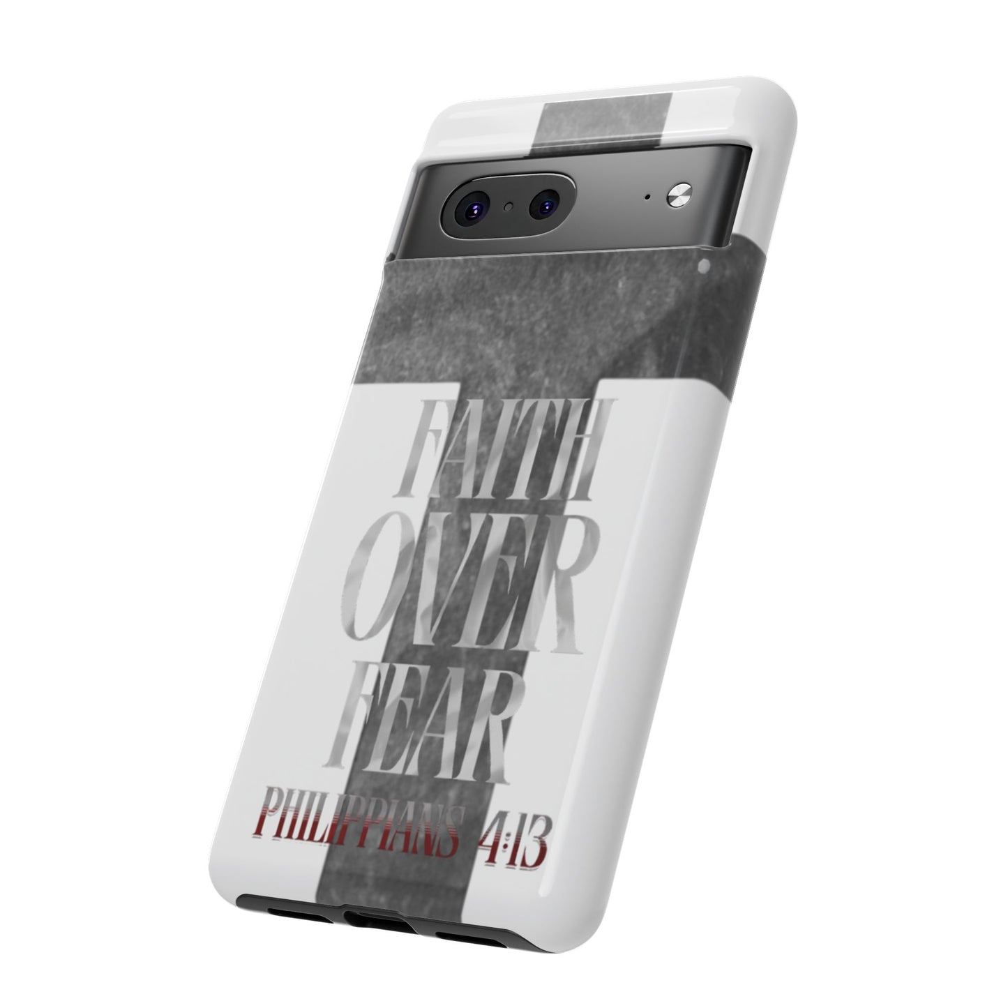 Phone Case - Faith Over Fear - White