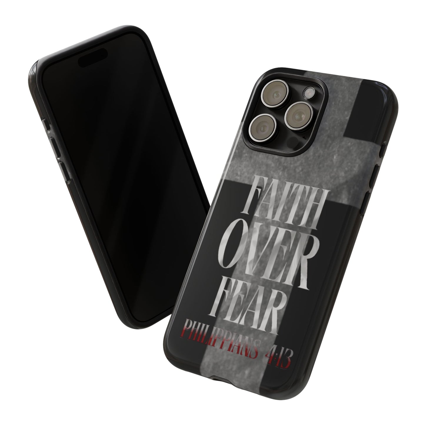 Phone Case - Faith Over Fear - Black
