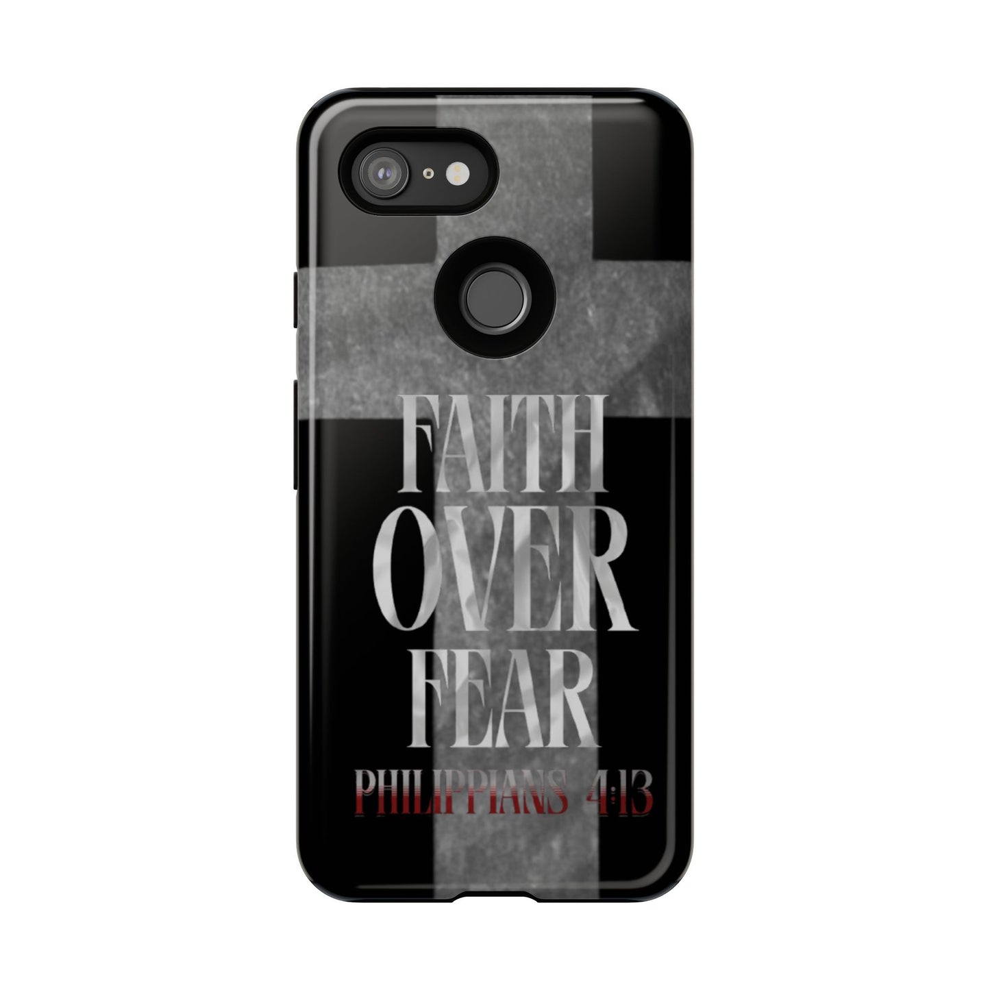 Phone Case - Faith Over Fear - Black
